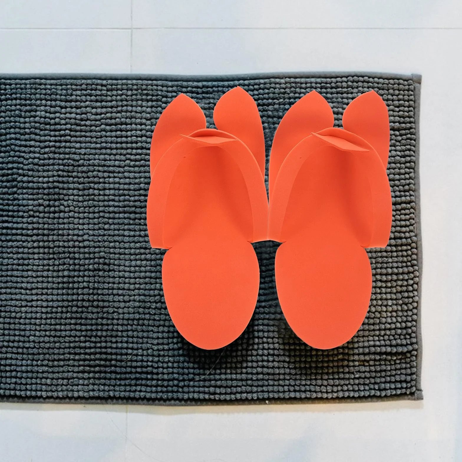 12 Paia di Ciabatte Monouso Estetica in Schiuma Eva Leggere e Pieghevoli per Pedicure in Hotel e Uso Professionale Spa Colore Casuale