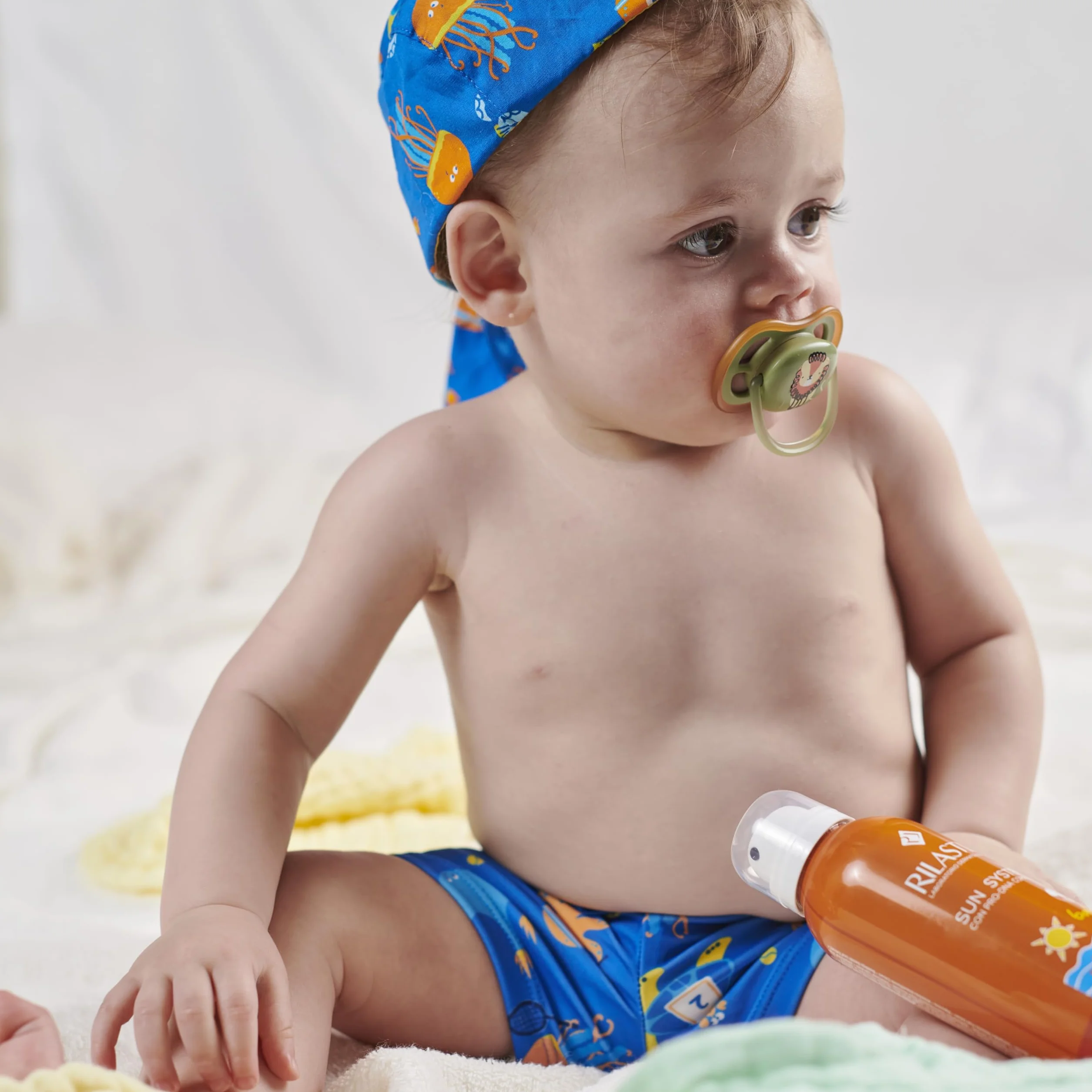 Rilastil Sun System Baby Transparent Spray SPF50+ 200ml Corpo Bambini Trasparente Resistente all'Acqua Senza Profumo