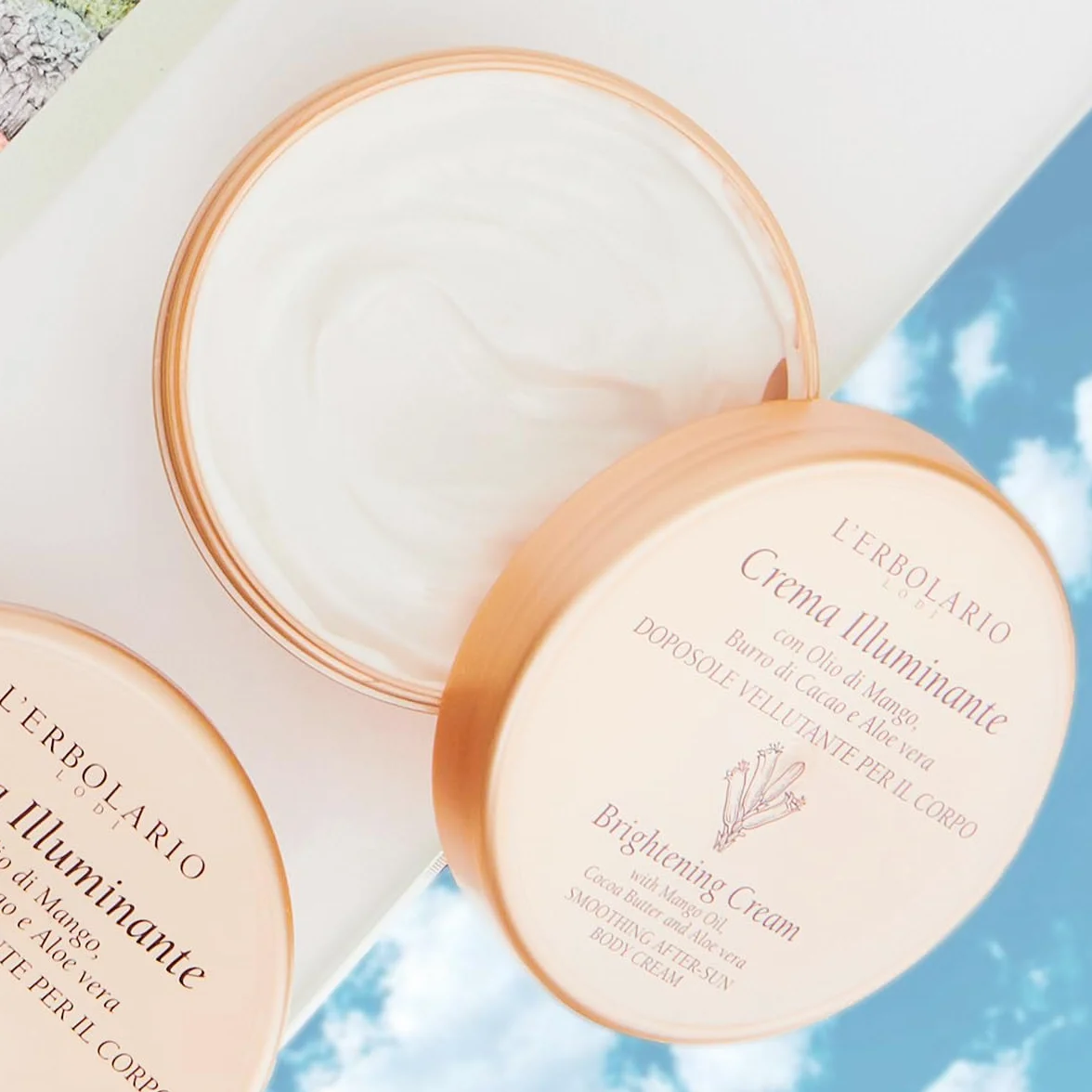 L'Erbolario Crema Illuminante Doposole - Idratante e Nutriente con Aloe Vera e Oli Naturali - Per Tutti i Tipi di Pelle - Made in Italy - 200 ml