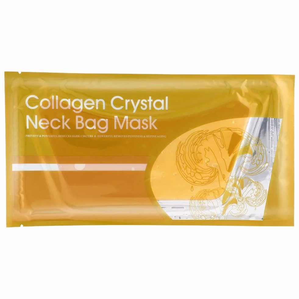 Maschera Collo Al Collagene, 5 Pezzi Maschera Rassodante Collo Al Collagene Anti-rughe Cuscinetti Al Collo Al Collagene Patch Patch per il Sollevamento delle Rughe Lisce Maschere Idratanti Cura(Oro)