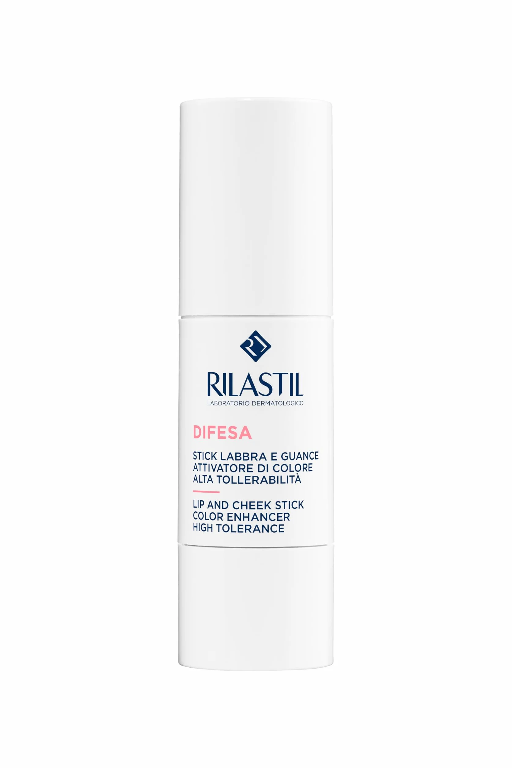 Rilastil Difesa Make Up, Stick Labbra e Guance, Attivatore di Colore, pH reagente, Alta Tollerabilità, per Pelle Sensibile