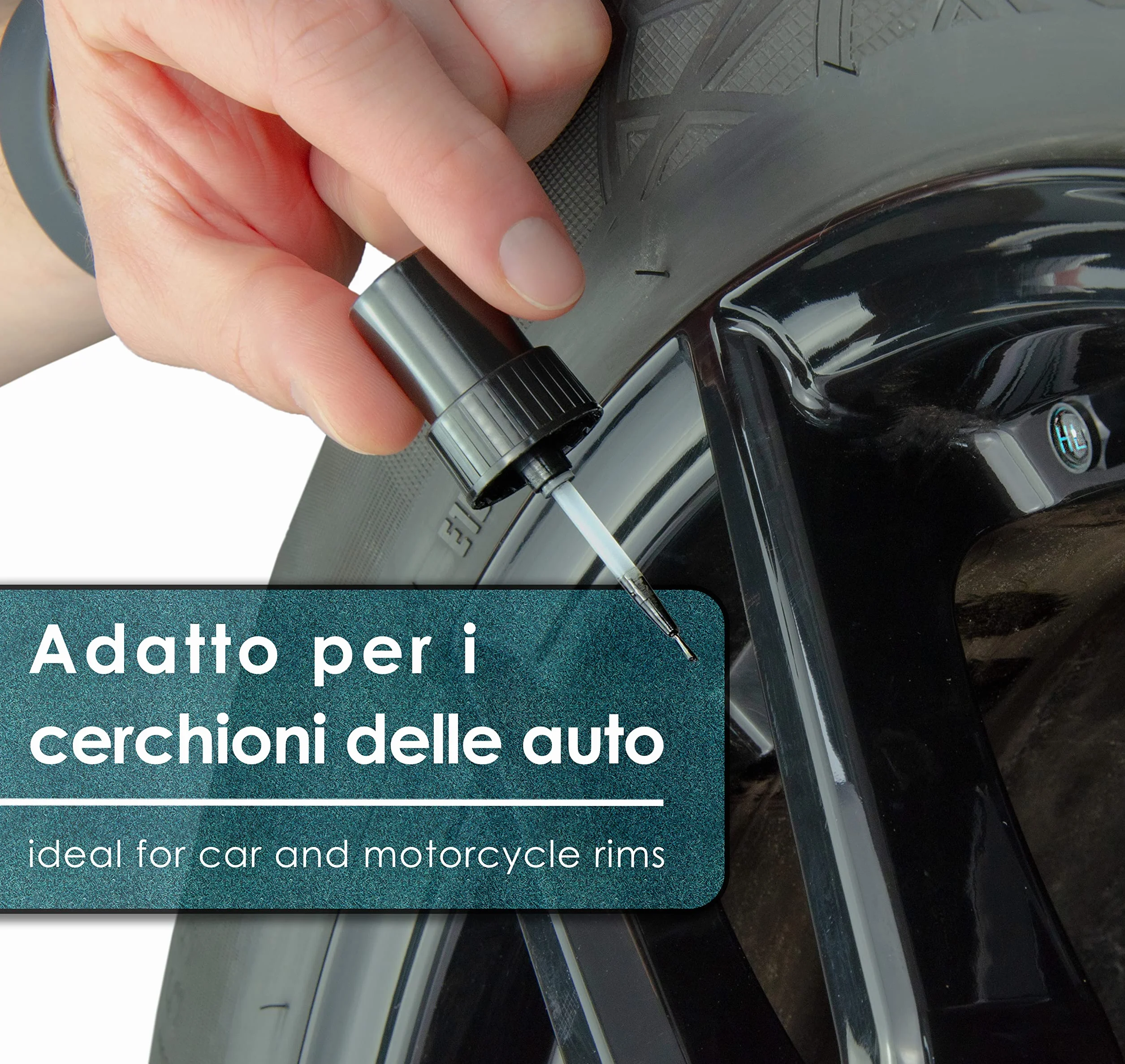 King Kong State Vernice da ritocco nero lucido per riparazione urti e graffi auto