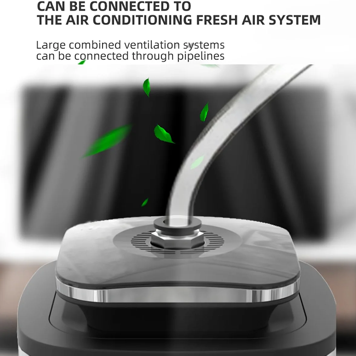 Diffusore Commerciale, Diffusore di aromi, Diffusore di Profumo Bluetooth Smart, Macchina per Diffusione di profumi, può Coprire 3000M³, Diffusori di Oli Essenziali da Pavimento- Black