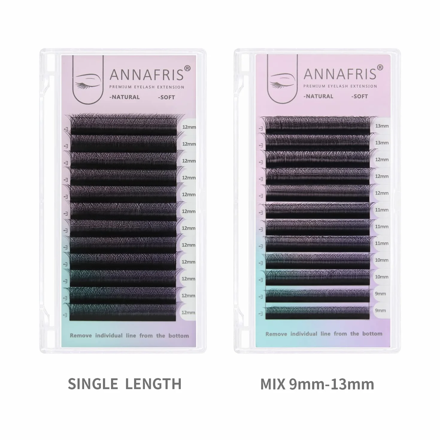 4D Premade Fan Lash Russian Volume Eyelash Extension W 0.07 C Curl 8-15mm