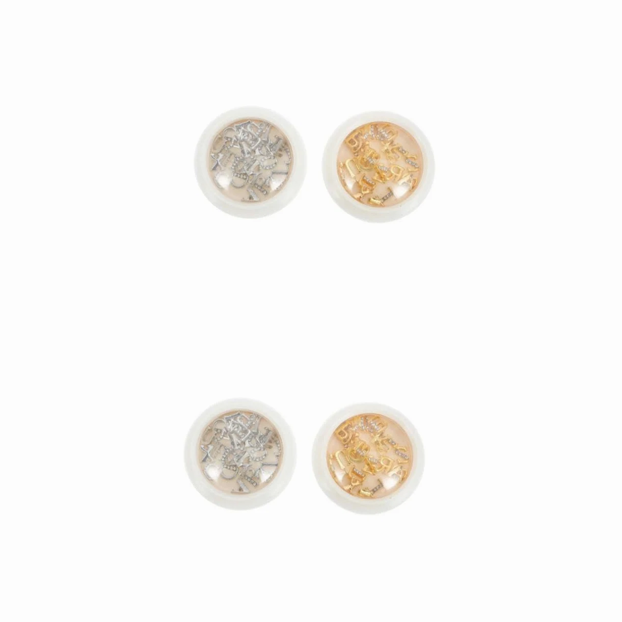 2 Set Charm Per Unghie Con Decorazioni Per Nail Art E Accessori Creativi Per Manicure E Crafting 2 Scatole*2