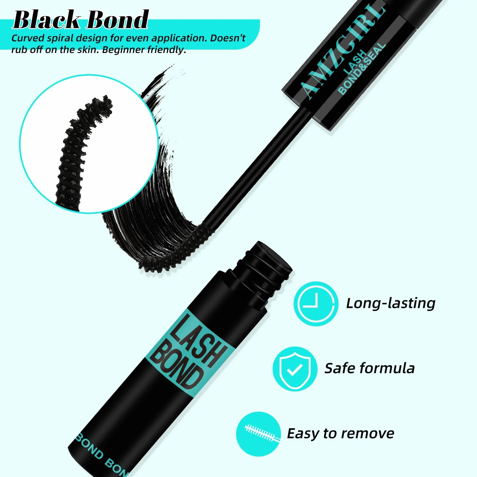 Lash Bond and Seal, colla per extension per ciglia impermeabile 10 ml 2 in 1