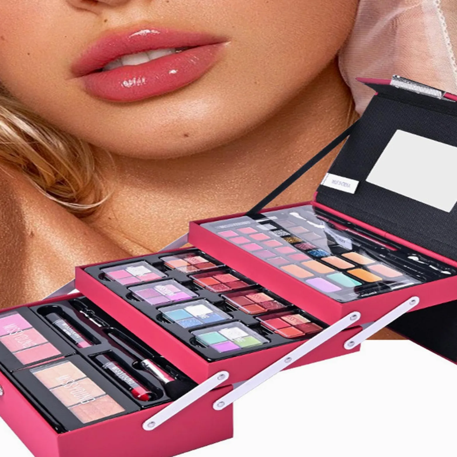 Kit trucco completo, set trucco per donna Kit completo | Kit per il trucco tutto in 1 | Set completo di cosmetici per donne e principianti, kit di trucco per startup
