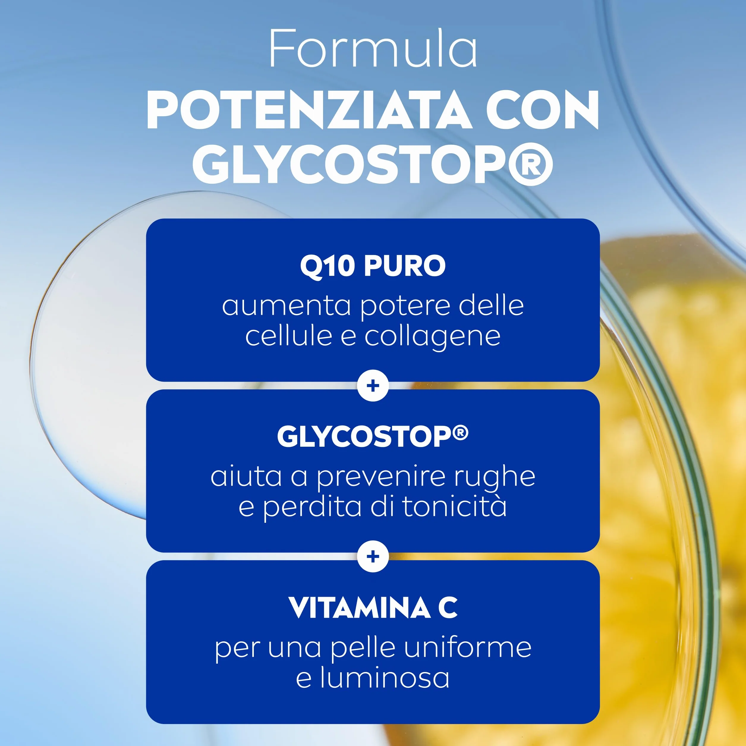 NIVEA Q10 Anti-Rughe Contorno Occhi Illuminante 15 ml Coenzima Q10 Vitamina C Glycostop