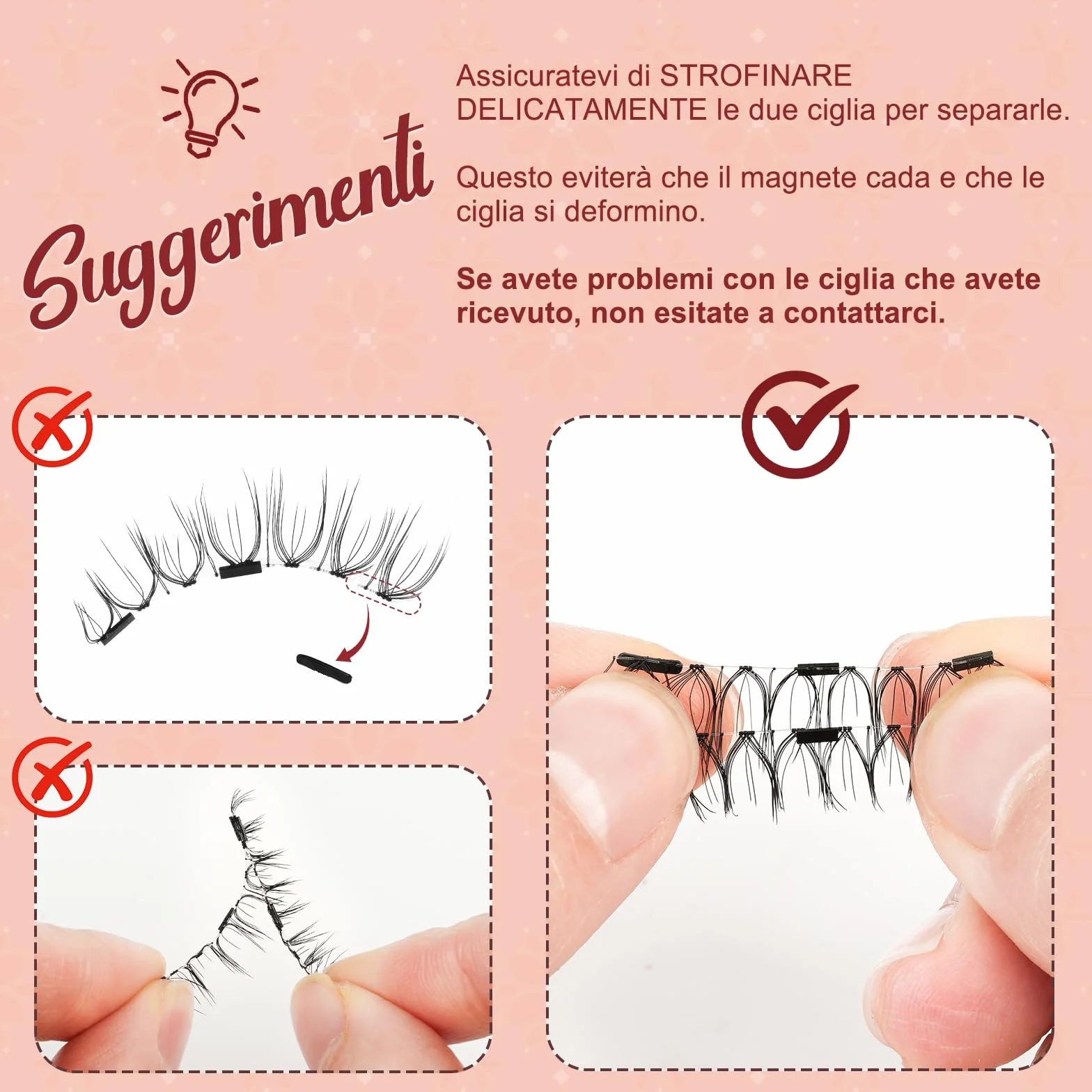 Sztuczne Rzęsy Magnetyczne Higu Clace Ciglia Naturalne Realistyczne (Style-N8)