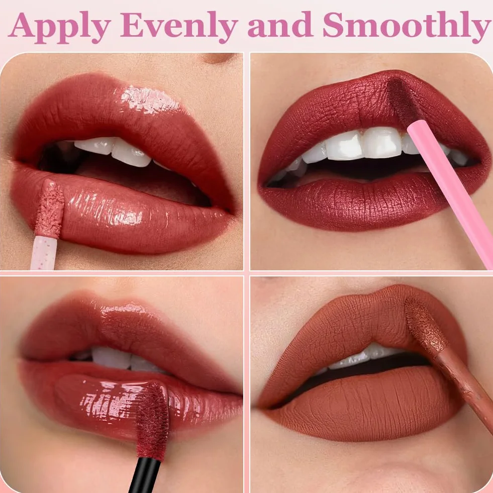 200 Pezzi Monouso Pennelli Labbra, Applicatore per Rossetto in Cristallo, Lip Gloss Applicatore Bacchette Pennello, Pennello per Dettagli Sulle Labbra(Rosa-Versione Crystal)