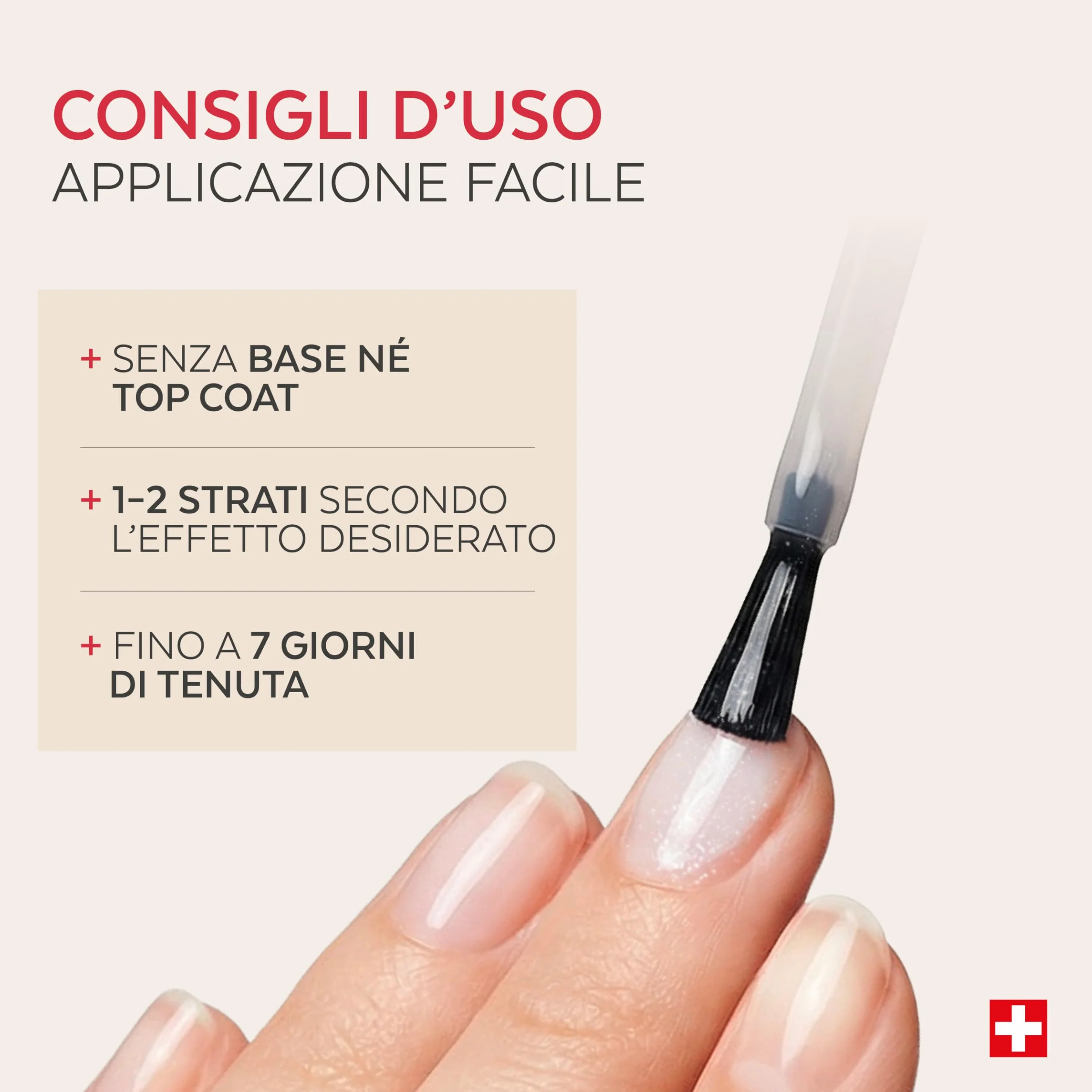 PODERM Smalto Trattamento Unghie Correttivo & Perfezionatore – Illuminante | 8 ML - Esalta Brillantezza Naturale | Micro-minerali Riflettenti Luce | Sviluppato da Podologo in Svizzera