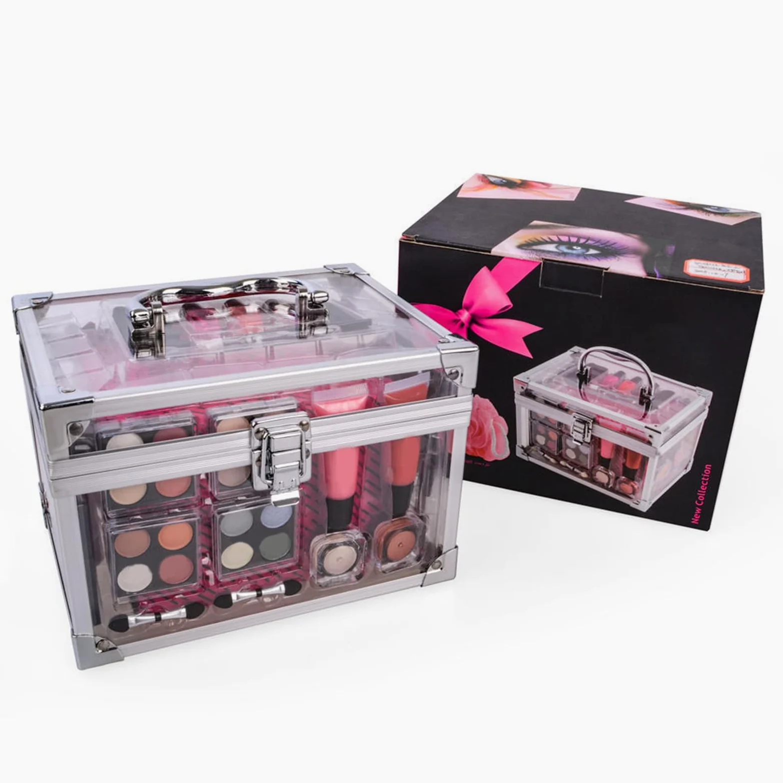 Set Trucco Completo Palette Trucco Multiuso | Contorno Ombretti con Custodia da Viaggio per Eventi Festivi Matrimonio e Uso Quotidiano