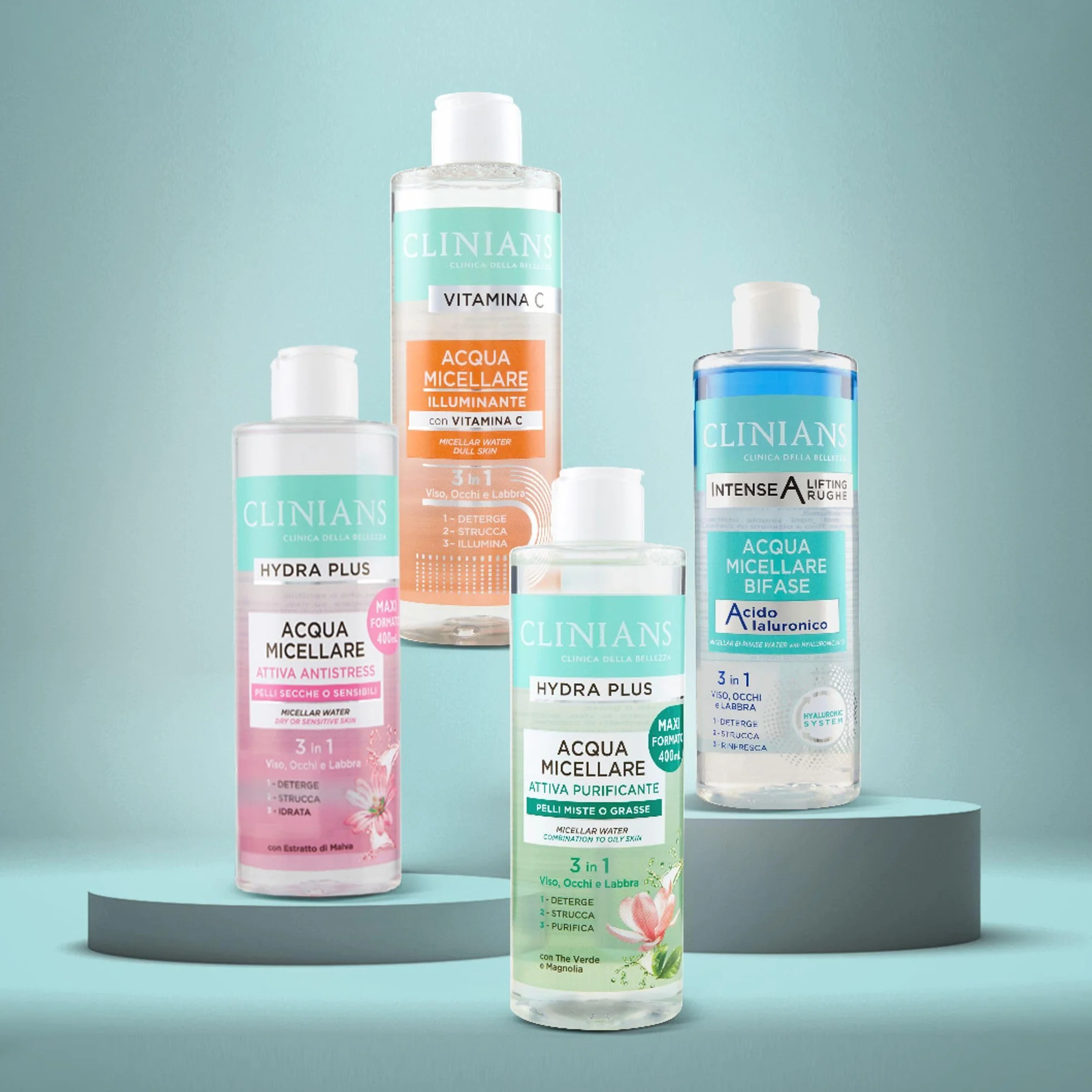 CLINIANS Acqua Micellare Illuminante alla Vitamina C 400 ml