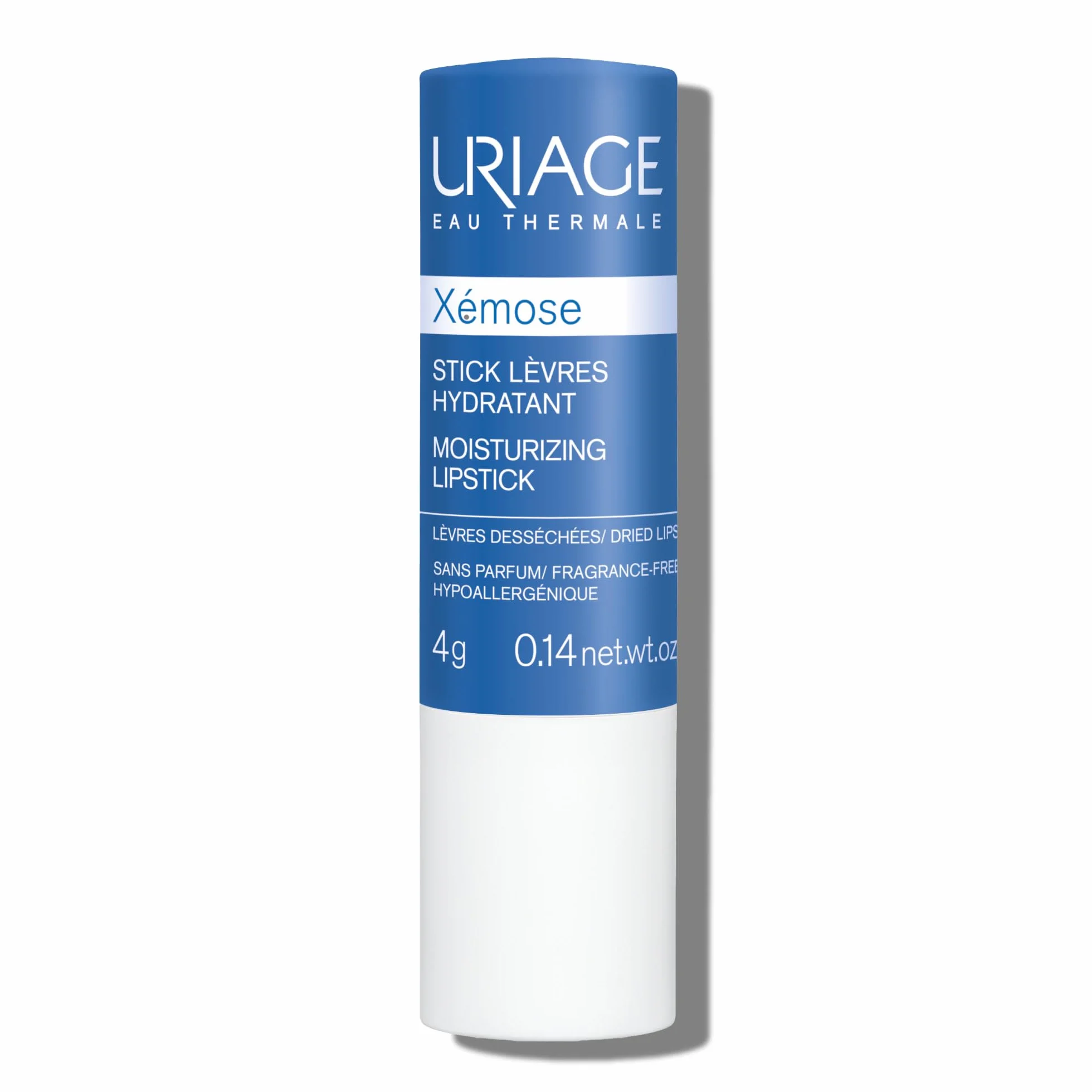 Uriage Xemose Balsamo labbra con Acido Hyluronico, Burro di Karitè e Vitamina C - Balsamo lenitivo molto morbido per molto secche e sensibili - Idratazione intensa e protezione per le labbra