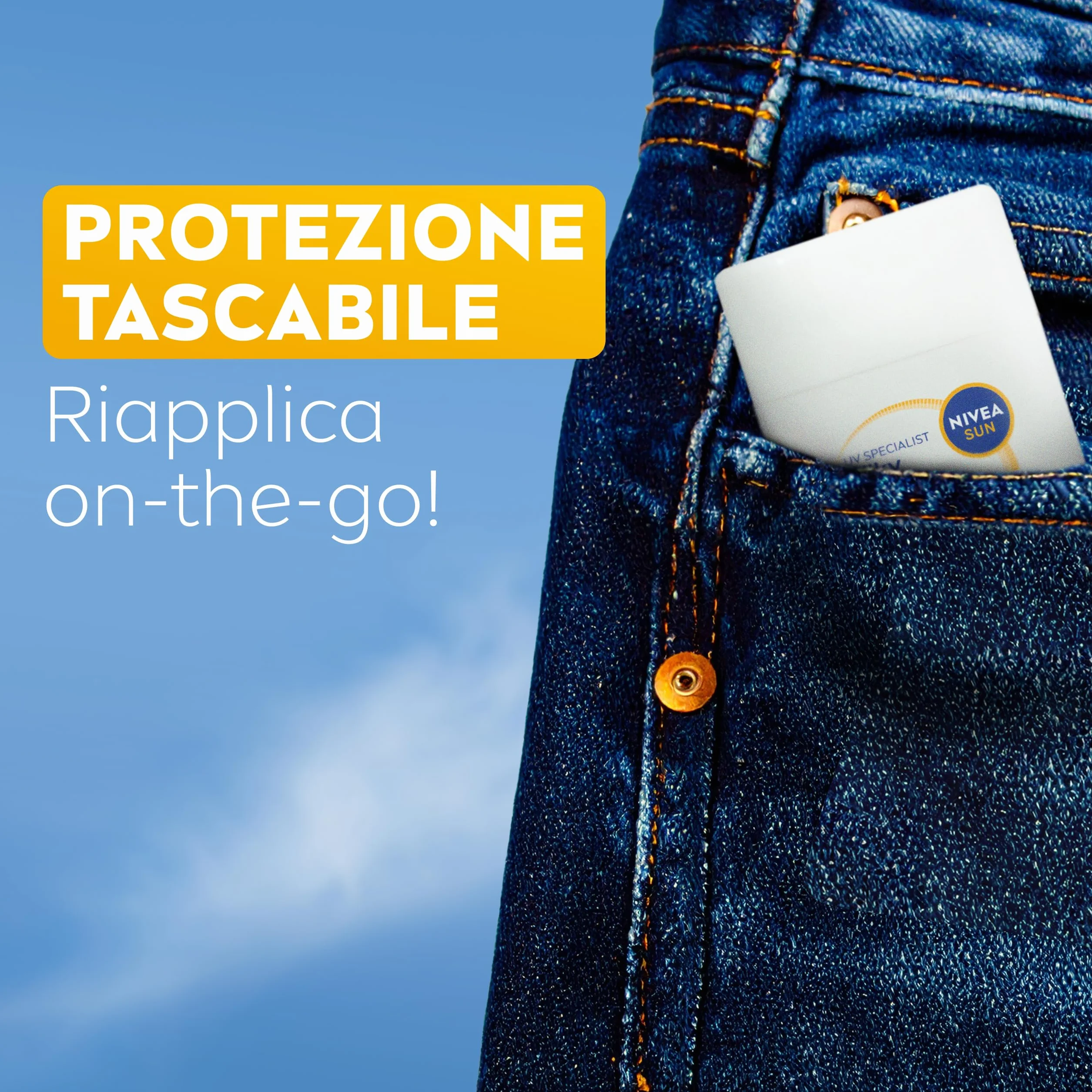 NIVEA SUN UV Viso Specialist Stick UV Effetto Seta SPF 50+ 15 g, Stick solare viso protezione ultra-leggera