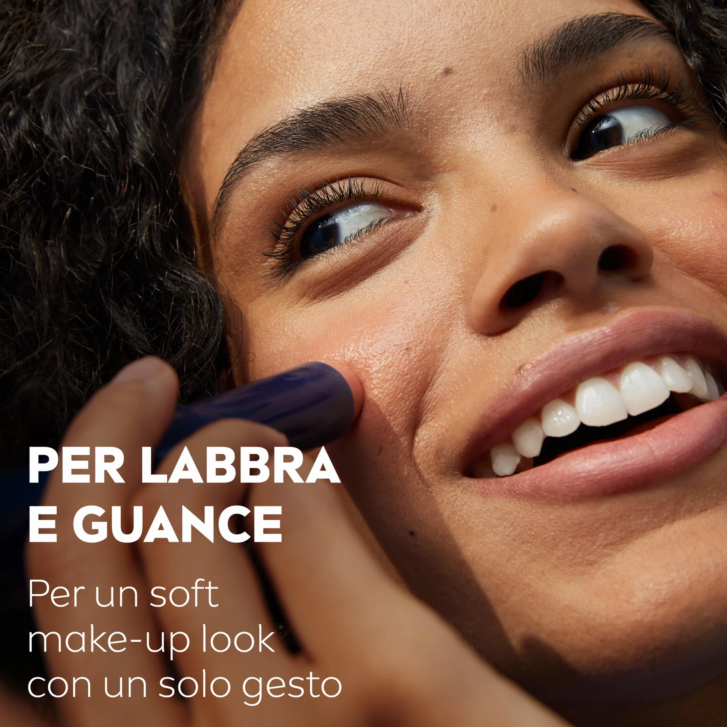 Labello Caring Beauty Lip & Cheek Nude 4.8 g, Burrocacao labbra e guance 2 in 1 con SPF 30