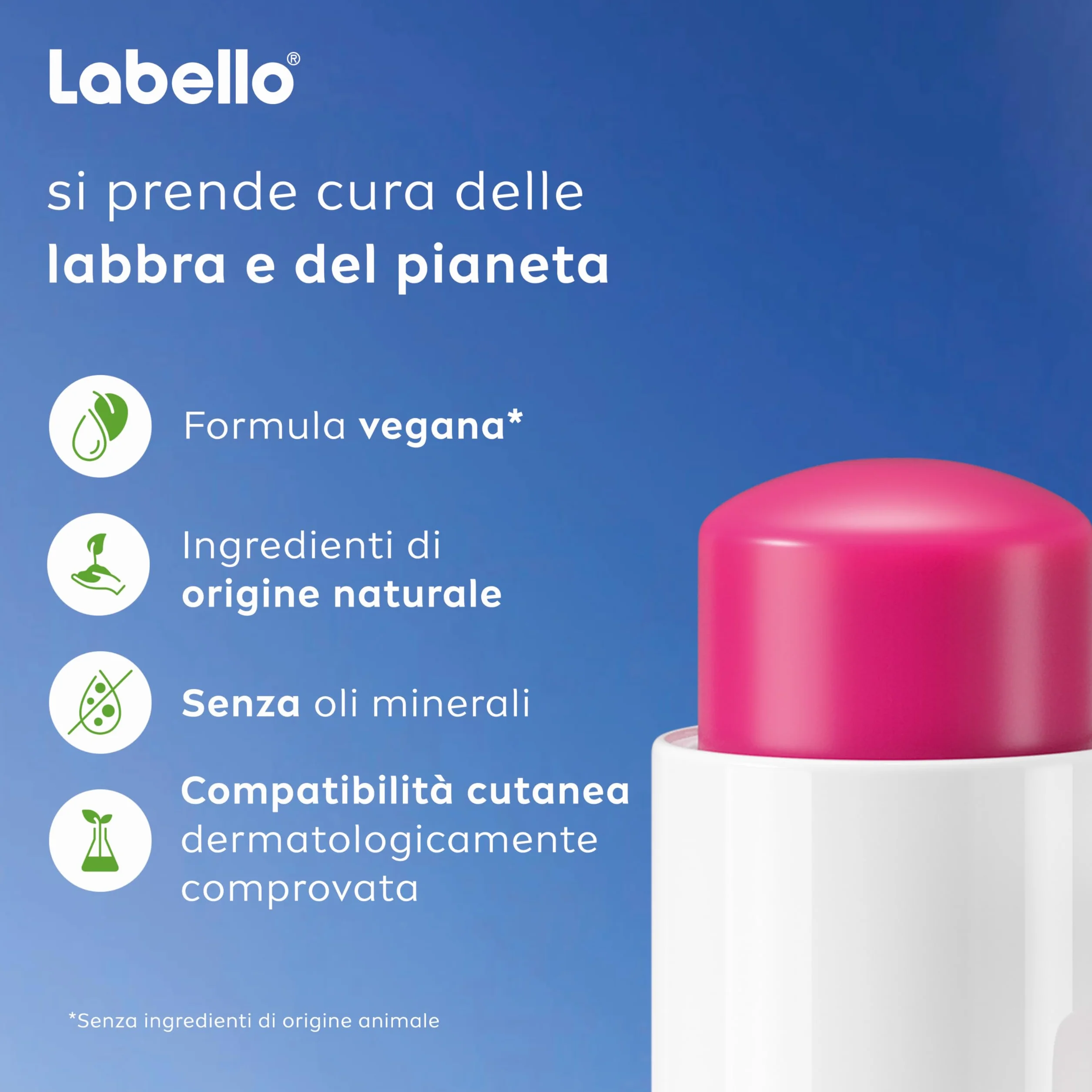 Labello Watermelon Shine Burrocacao labbra 4.8 g, Balsamo labbra colorato e nutriente all'aroma di Anguria con pigmenti scintillanti, Lip balm idratante per 24 ore con ingredienti di origine naturale
