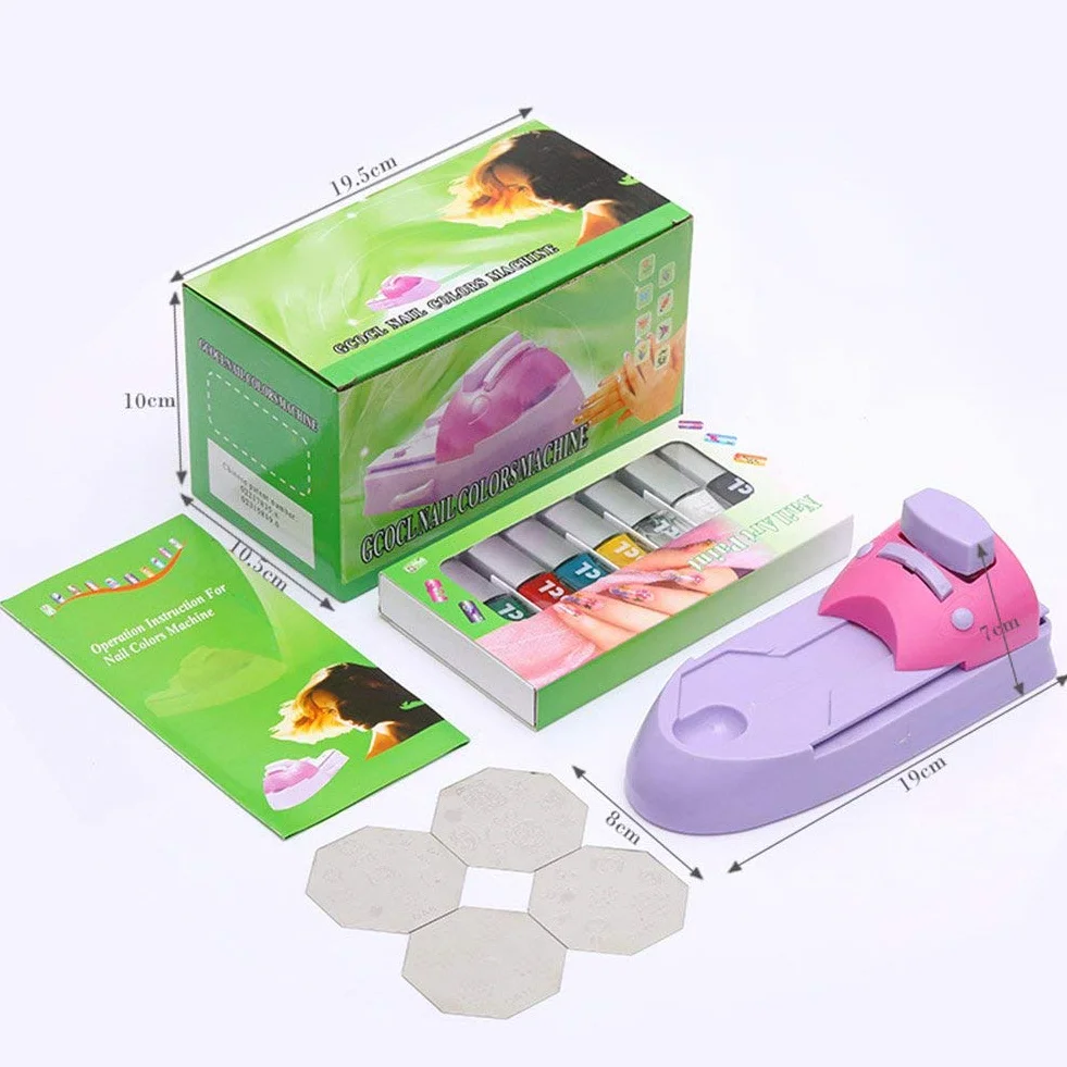 Nail Art Stampante,Nail Printing Machine Nail art Tools per Stamping Colori Disegno