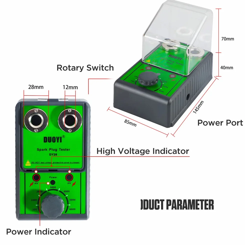 Tester candele accensione 500-6000rpm regolabile frequenza lavoro 220V