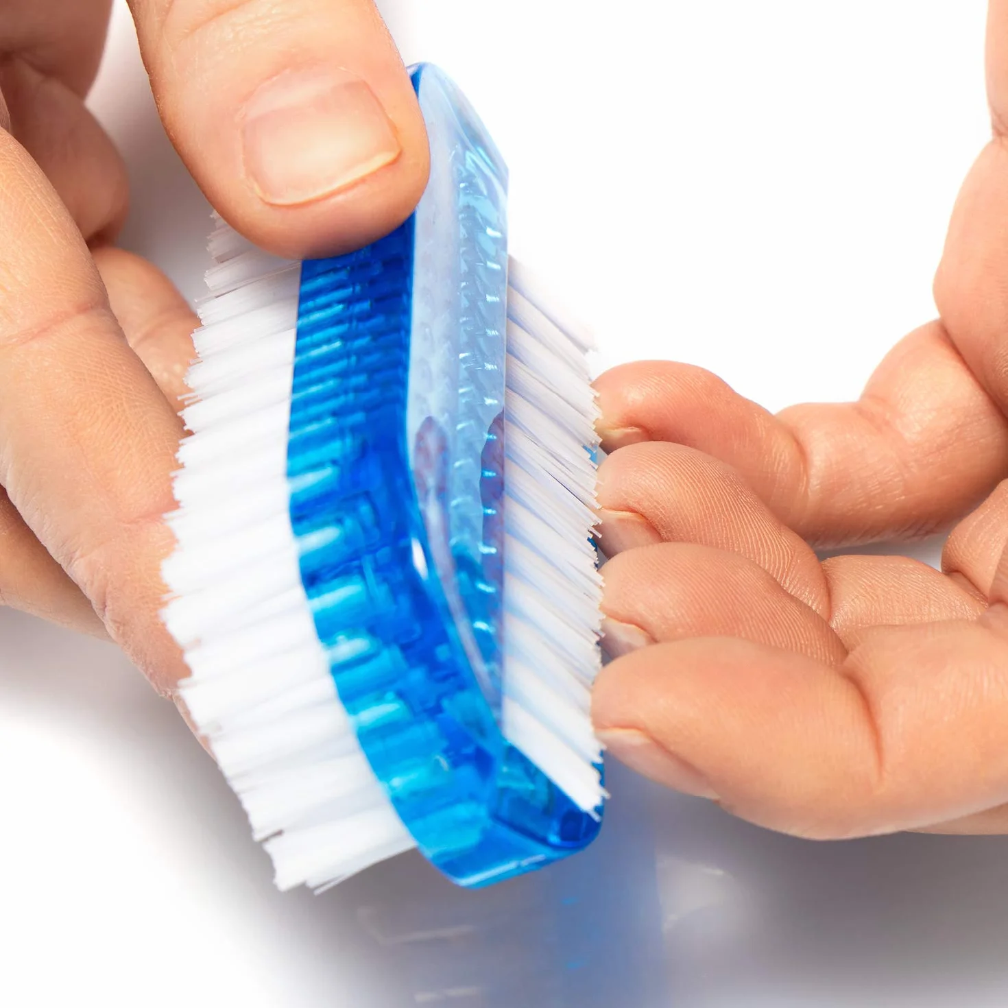 COM-FOUR® Spazzola per il lavaggio delle mani 8 pezzi - Spazzole per unghie colori vivaci