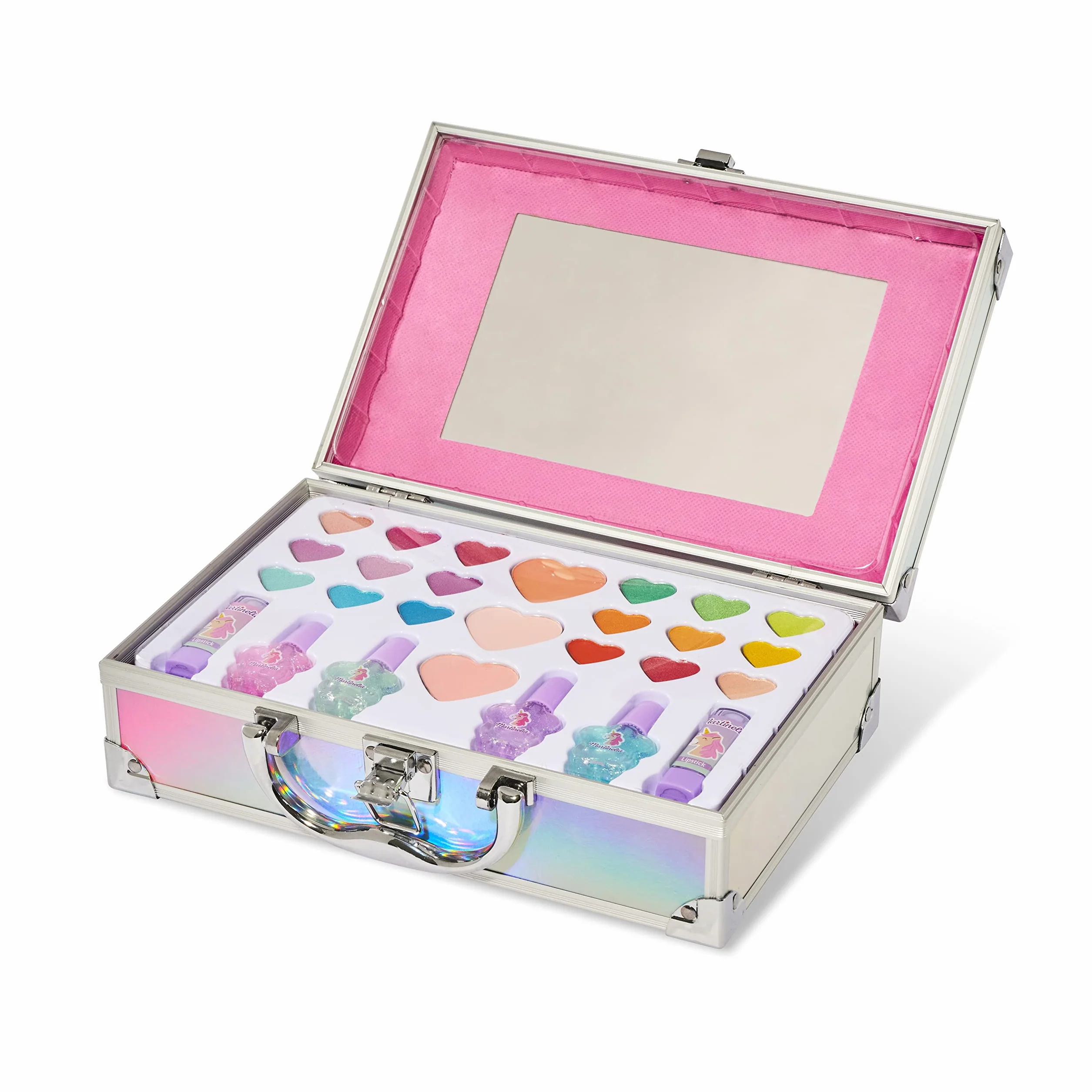 MARTINELIA Kit per il trucco 18 Sombras Pink/Purple Scovolino Nylon/Poliestere