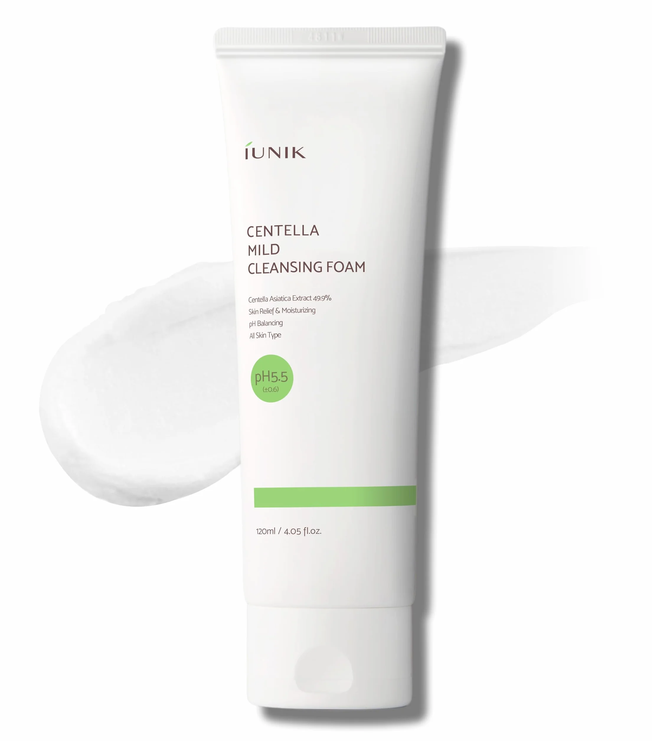 IUNIK Centella Mild Cleansing Foam (120 ml)