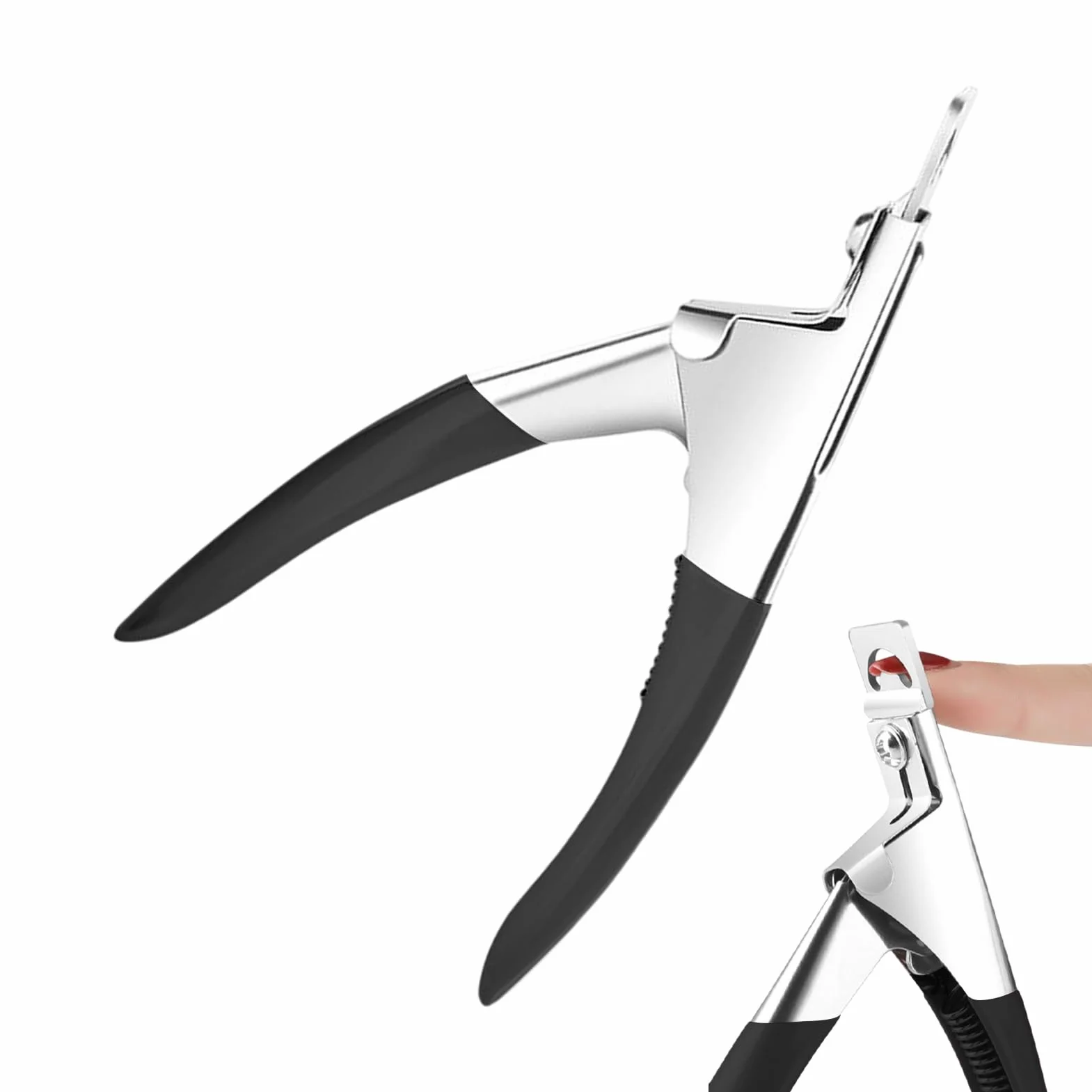 Taglierina unghie in acciaio inossidabile Clipper punta unghia U Tabelle acriliche Cutter Manicure Tool