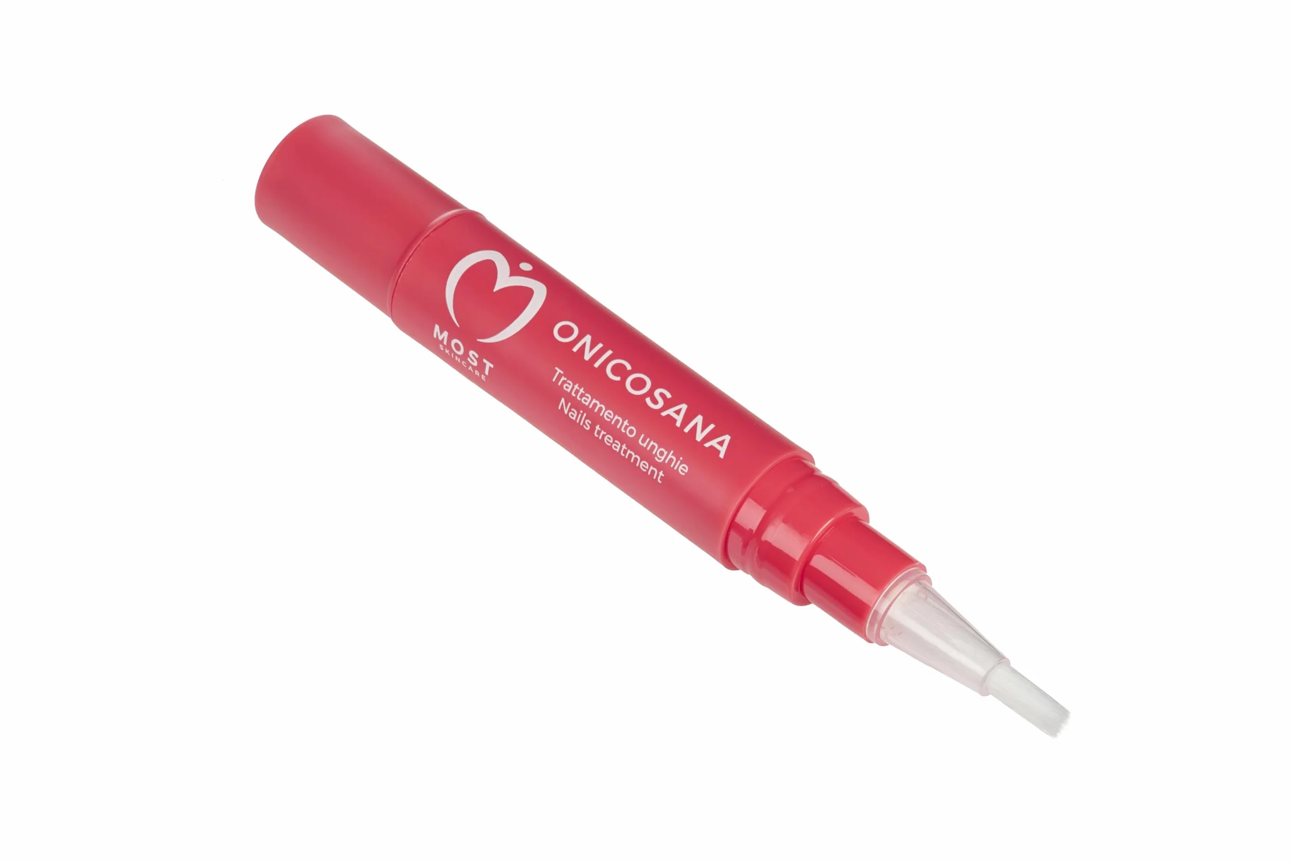 MOST Onicosana - Penna Rinforzante Unghie e Cuticole con Acido Salicilico e Zolfo per Cura Piedi, Mani, Unghia Rovinata, Psoriasi Unghie - Protegge e Ripara, Efficace per Pedicure e Manicure, 4 ml