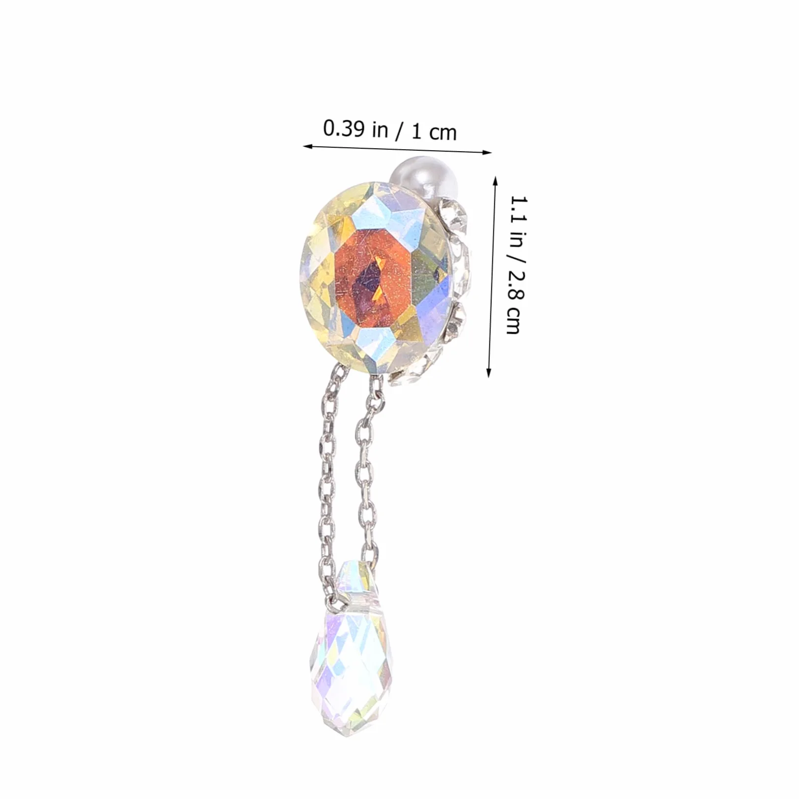 PACKOVE 25pezzi Ciondoli Per Nail Art Strass Decorazioni Unghie Adorabili e Uniche Accessori Per Unghie Fai Te Per Donne e Saloni Di Bellezza