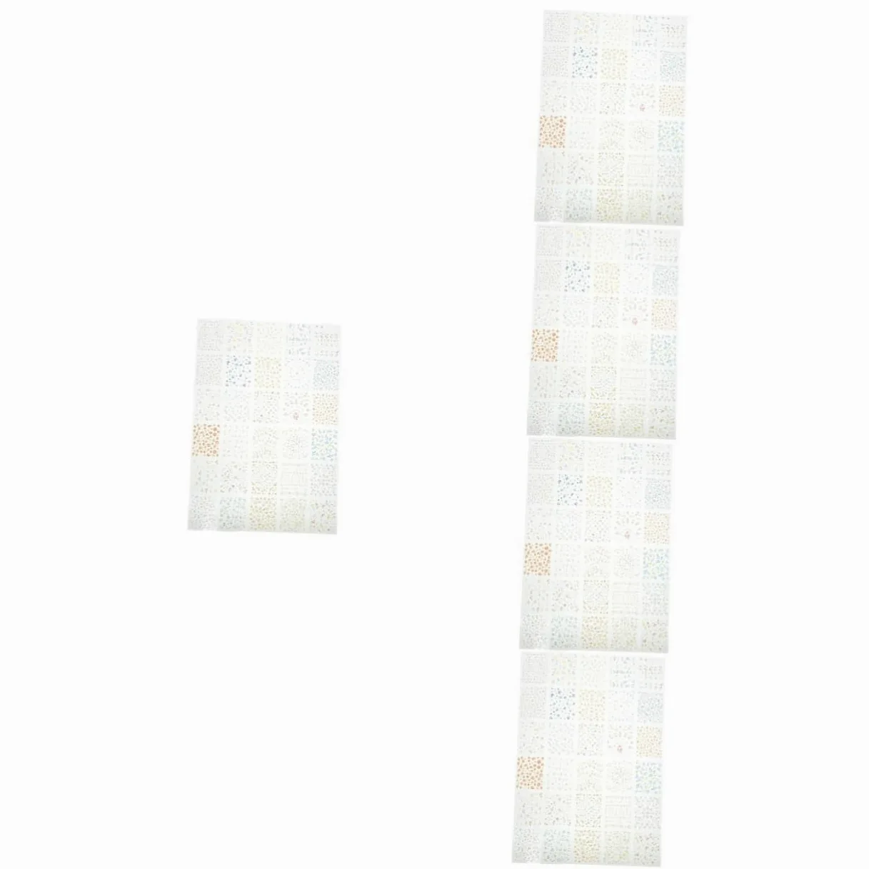 5 Set Set Adesivo Per Manicure Adesivi Per Unghie Fiori Unghia Uv Arte Adesivi Unghie Sticker Unghie Adesivi Per Fiori Per Unghie Ciondoli Per Unghie Etichetta 30 Fogli*5