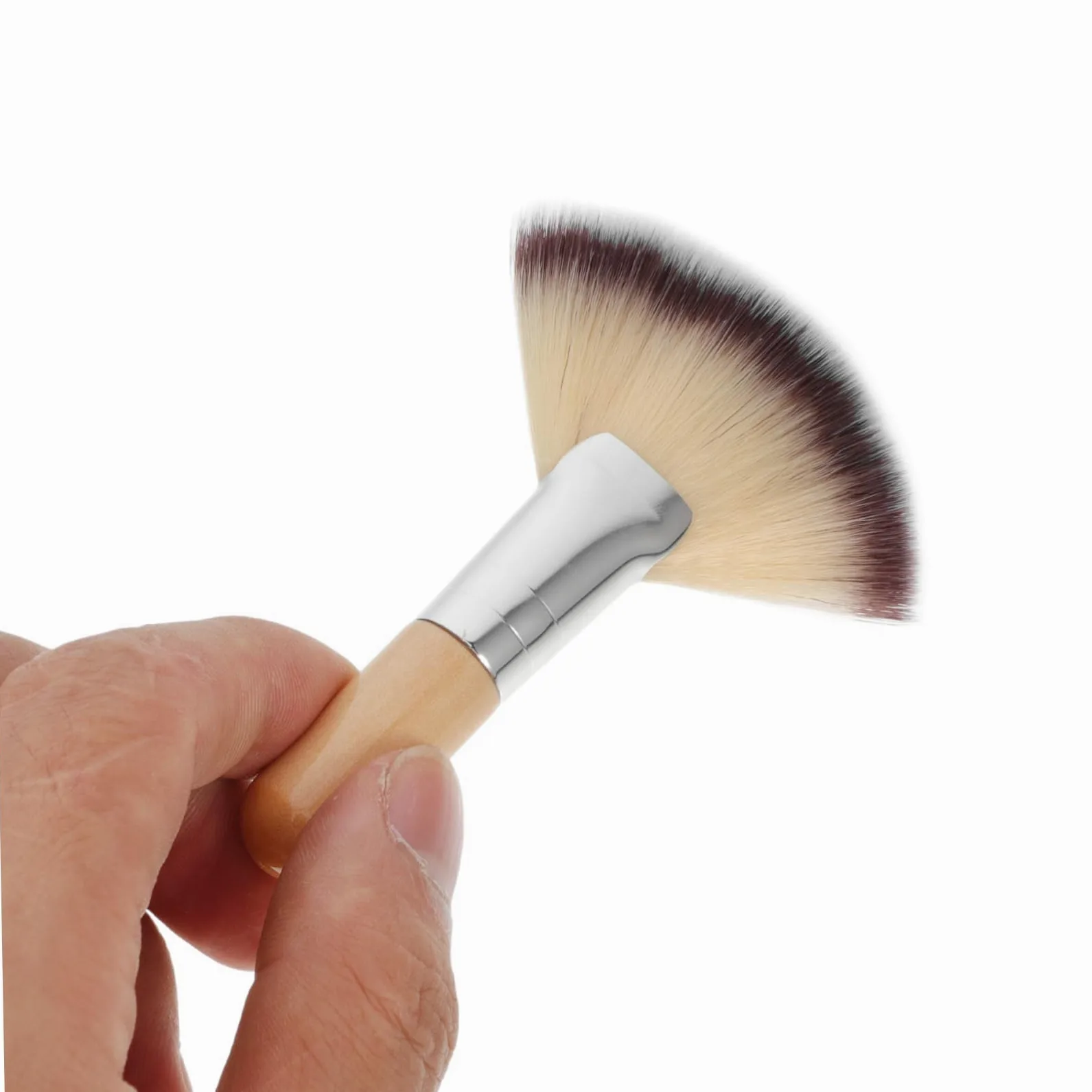 Didiseaon 12pezzi Spazzole Per Trucco Viso Spazzole Ventaglio Per Fondotinta Blush e Polvere Morbide e Professionali Per Contouring e Illuminazione Strumenti Di Bellezza Per Applicazione