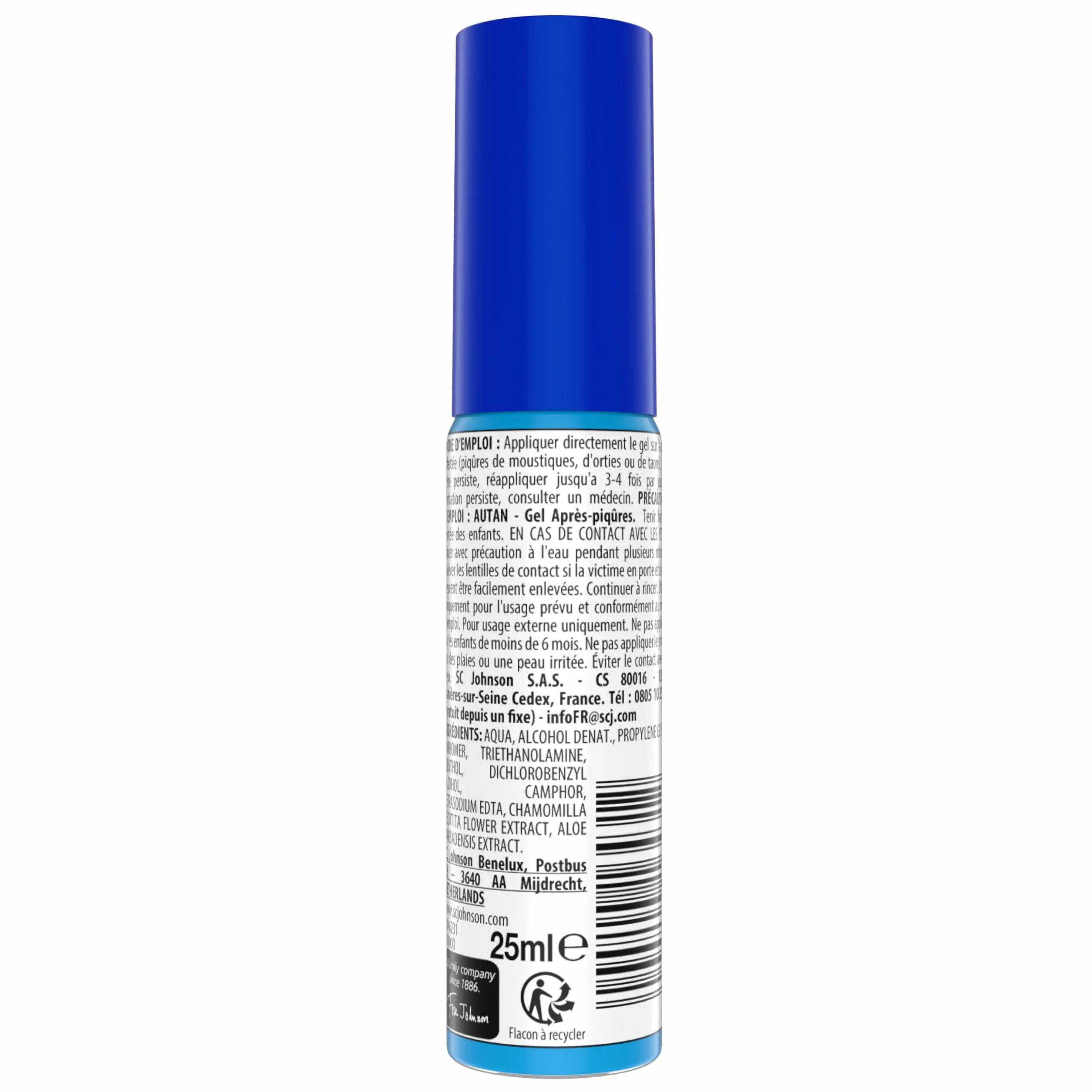 Autan Gel dopo punture - Allevia punture di zanzare, ortiche, taoni - Contiene camomilla e aloe vera, 1 gel, 25 ml
