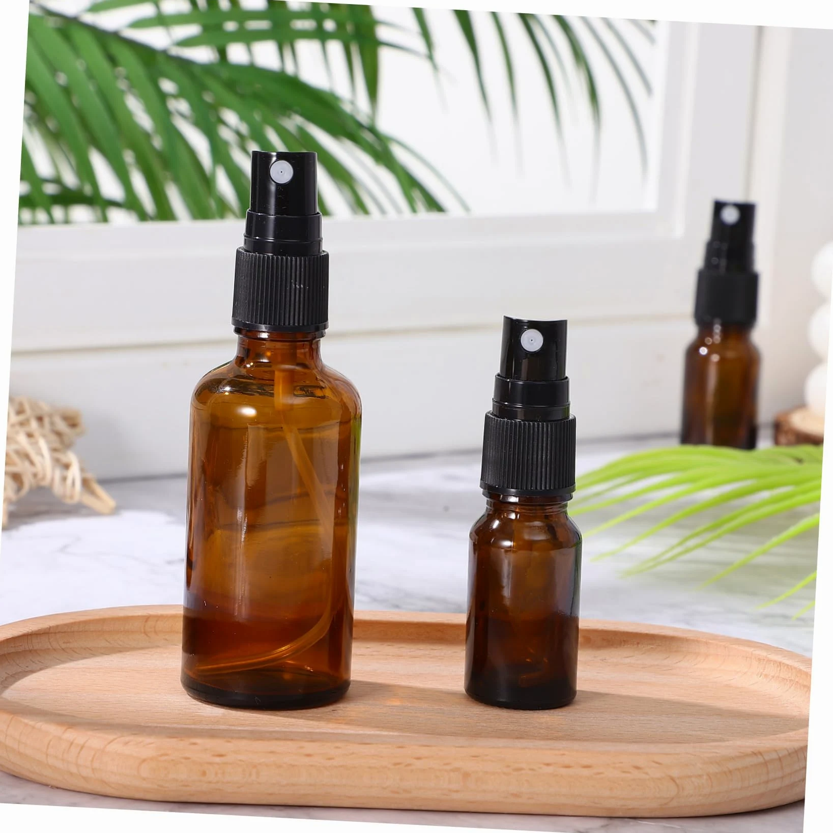 Gatuida 10pezzi Spray in Vetro Vuoti Riutilizzabili e Ricaricabili Spray Per Essenziali e Cosmetici Viaggio