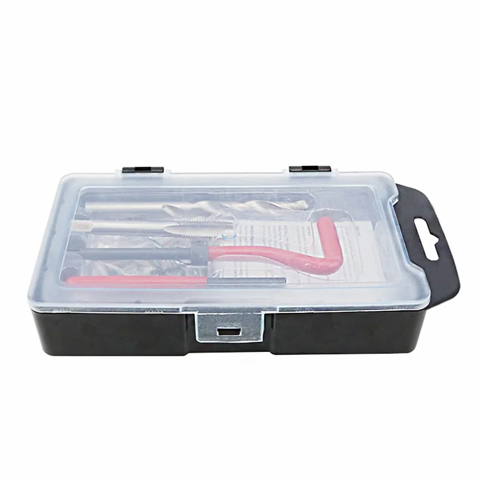 Kit di riparazione filo M10 x 1,25 15 pezzi per auto, set elicoidale manuale