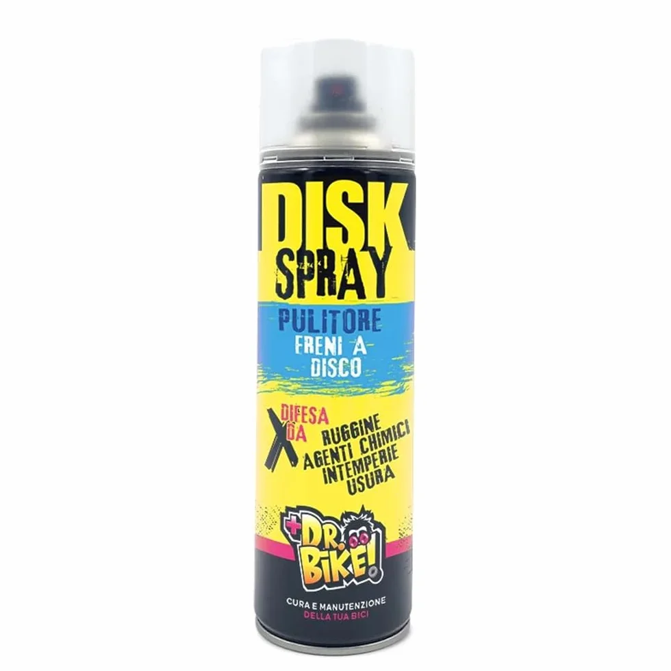 Pulitore freni a disco bicicletta 500 ml detergente spray antiruggine