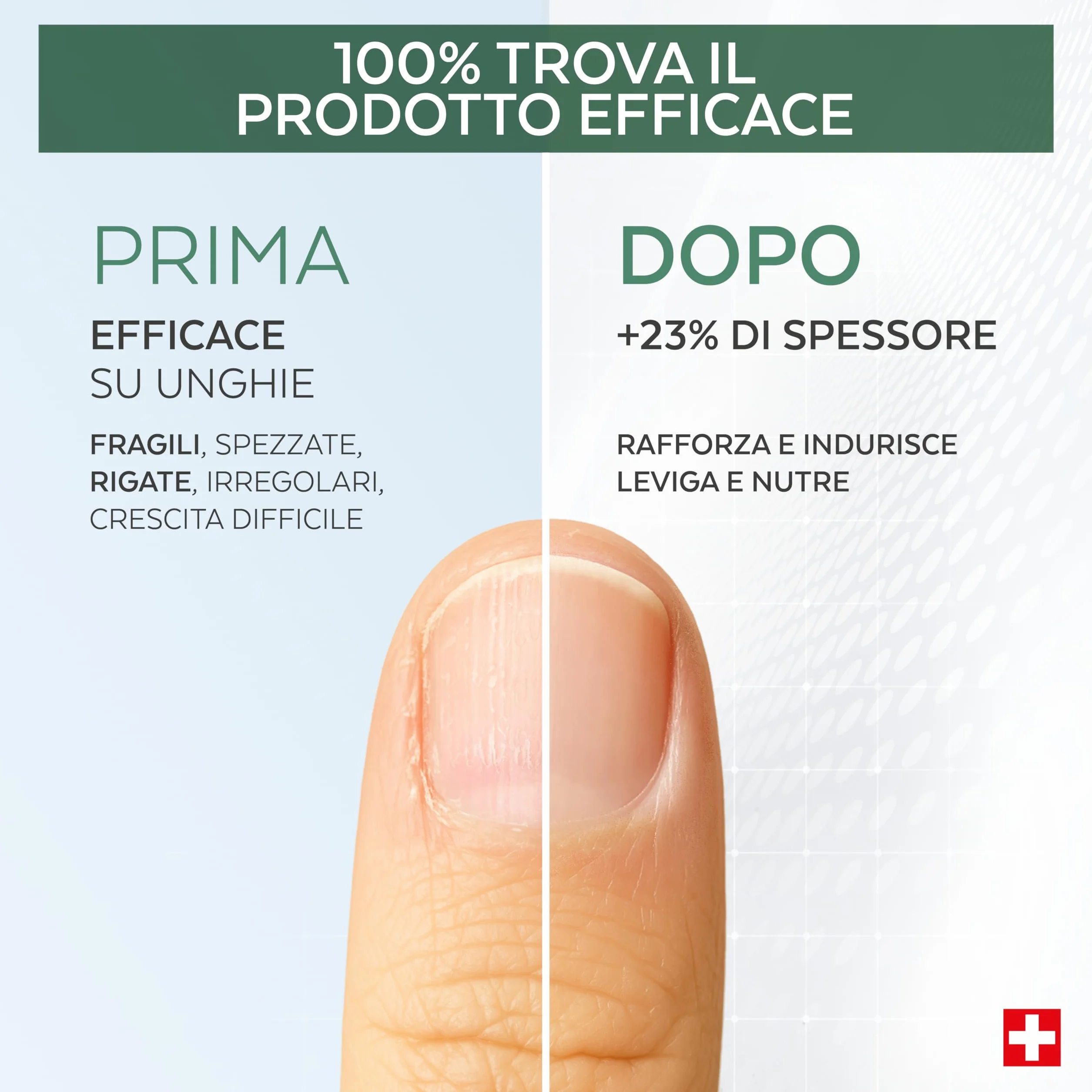 PODERM Trattamento riparatore fortificante rivitalizzante nutriente per unghie spezzate rigate fragili Swiss Made