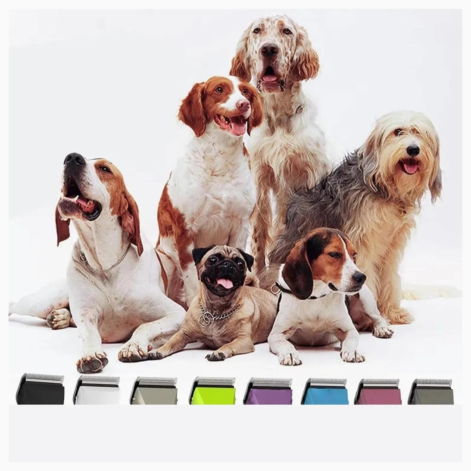 Lama Di Ricambio Staccabile For Animali Domestici, Cani E Cavalli, 5FW, Compatibile Con Andis, Compatibile Con OSTER, A5, Compatibile Con Wahl, Tosatrici Km10(5FW wide)