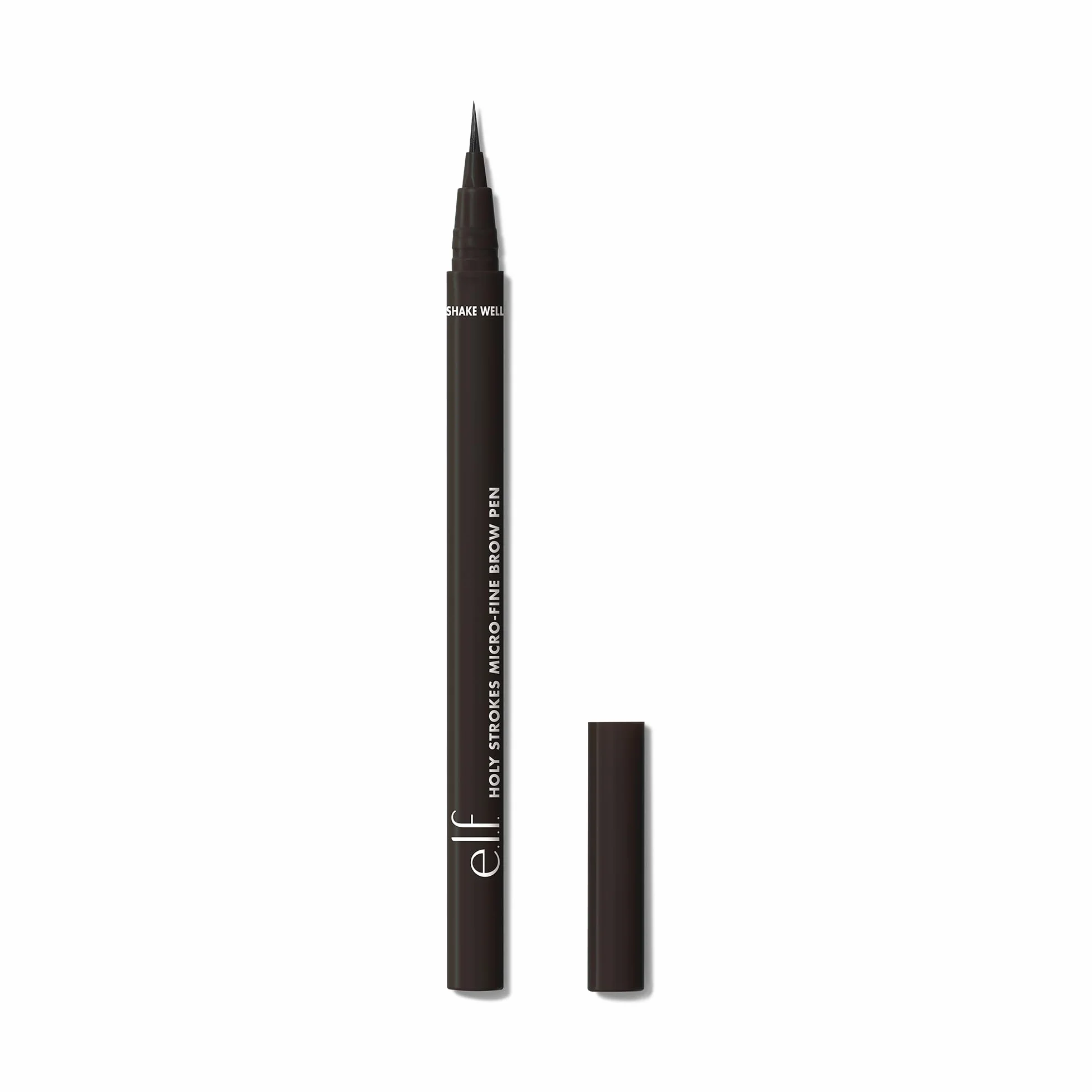 e.l.f. Holy Strokes Micro-Fine Brow Pen, Per Sopracciglia Dall'aspetto Naturale, Lunga Durata, Formula Waterproof, Resistente alle Sbavature, Vegano & Cruelty-Free, Espresso