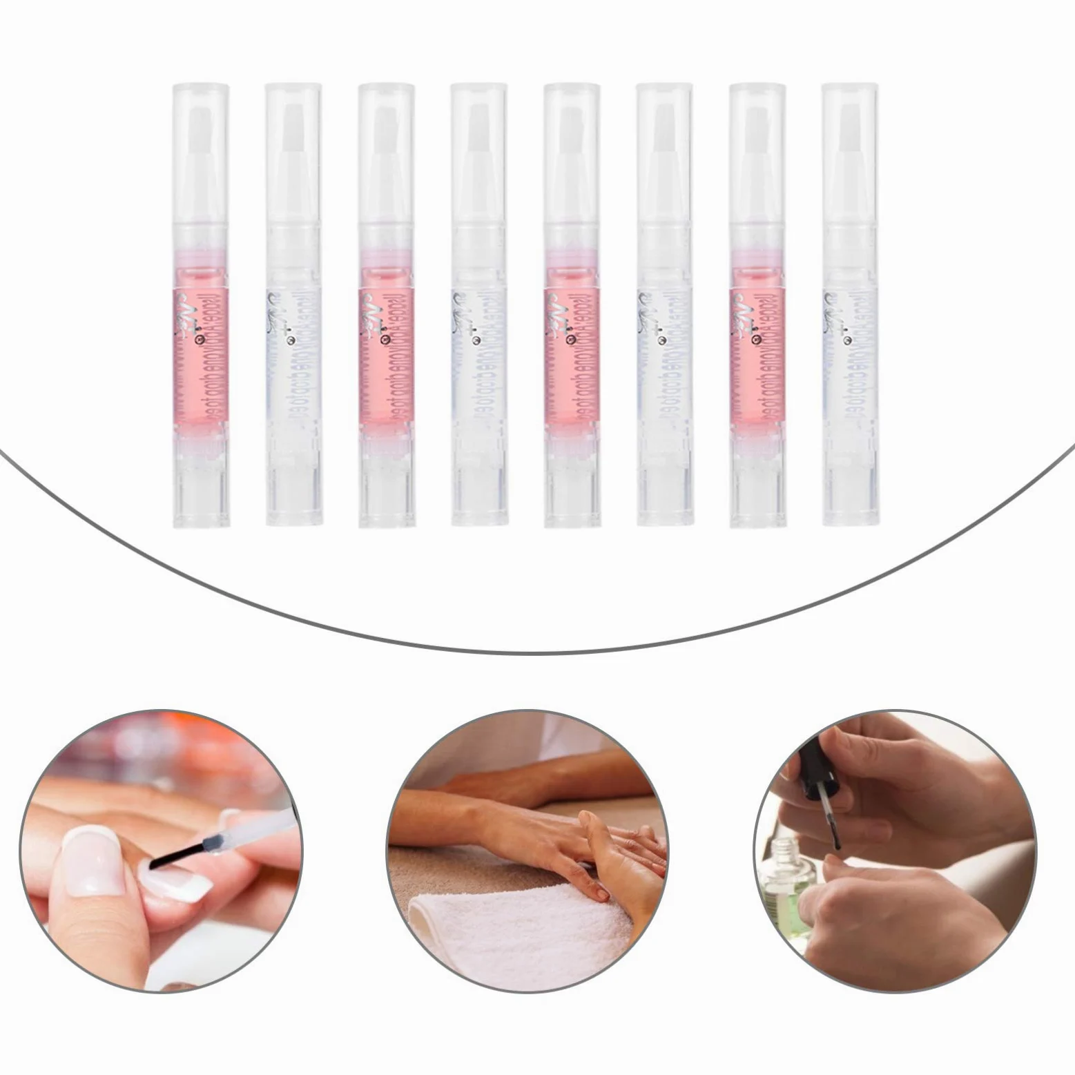 minkissy 16pezzi Penna Per Cuticole Nutriente Per Unghie e Cuticole Manicure Facile e Pulita Formula Naturale Per Unghie Idratate e Ristrutturate Per Viaggi e Delle Mani