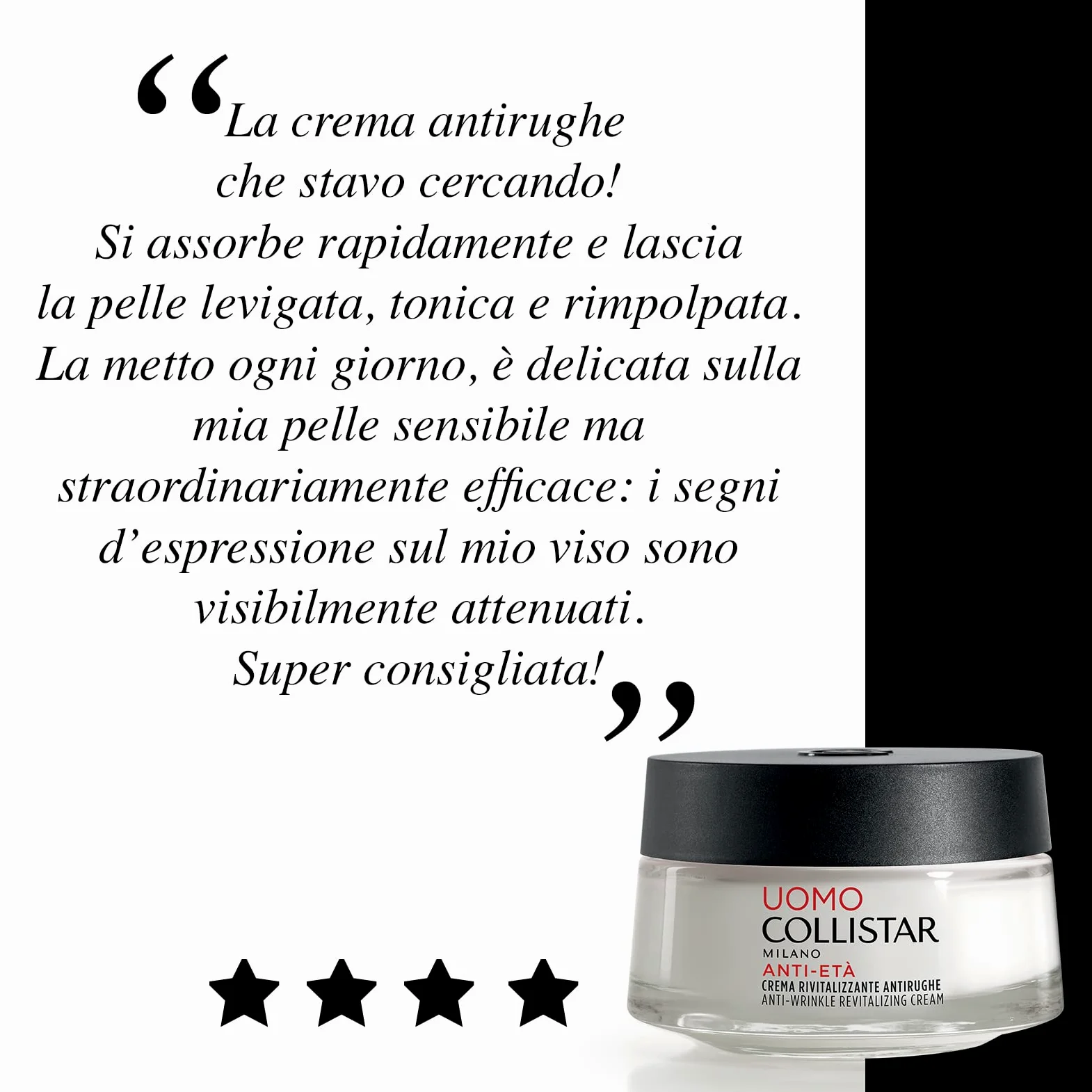 Collistar Hydra Uomo Idratante Freschezza Totale Viso e Occhi, Crema-Gel fresca e leggera & Linea Uomo Crema Antirughe Rivitalizzante, Previene le Rughe e Rimpolpa Quelle Esistenti dall'interno
