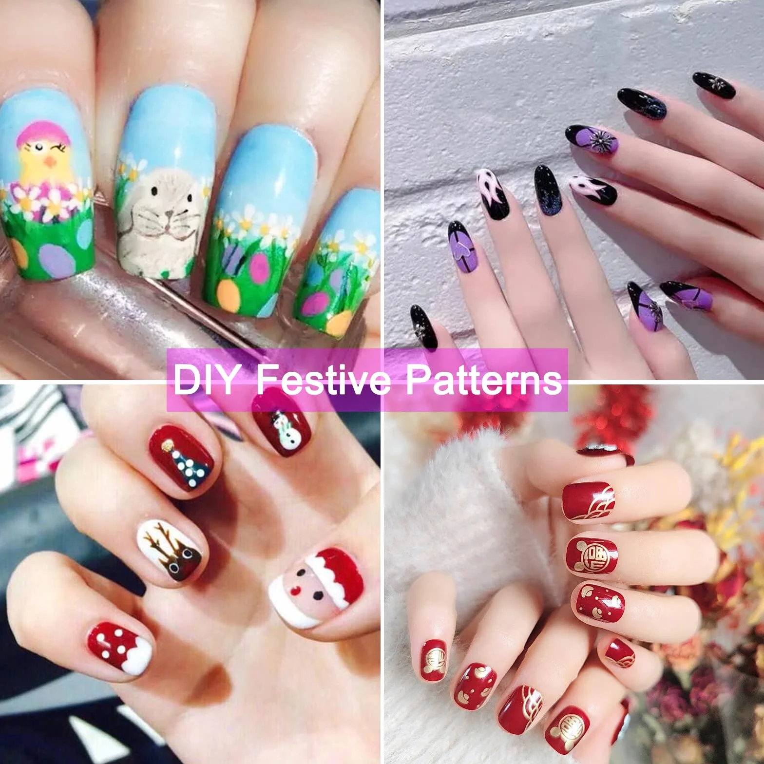 12 Pezzi 3D Nail Art Pen, Owelth Smalto in Penna per Pittura Decorazioni Unghie per Disegno, Penna per Fai Da te Graffiti Pen Manicure Strumenti Bellezza Adorna Regalo per Halloween Natale