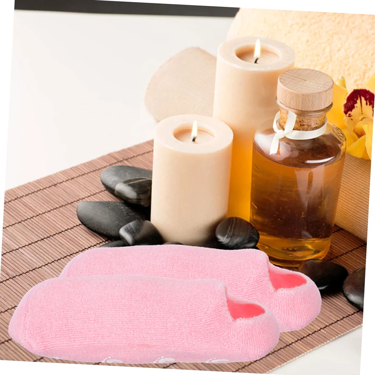 3paia Socks Idratanti Gel Per Dei Piedi Calze Termiche e Antiscivolo Per Spa e Riposo Riparazione Della e Talloni Screpolati