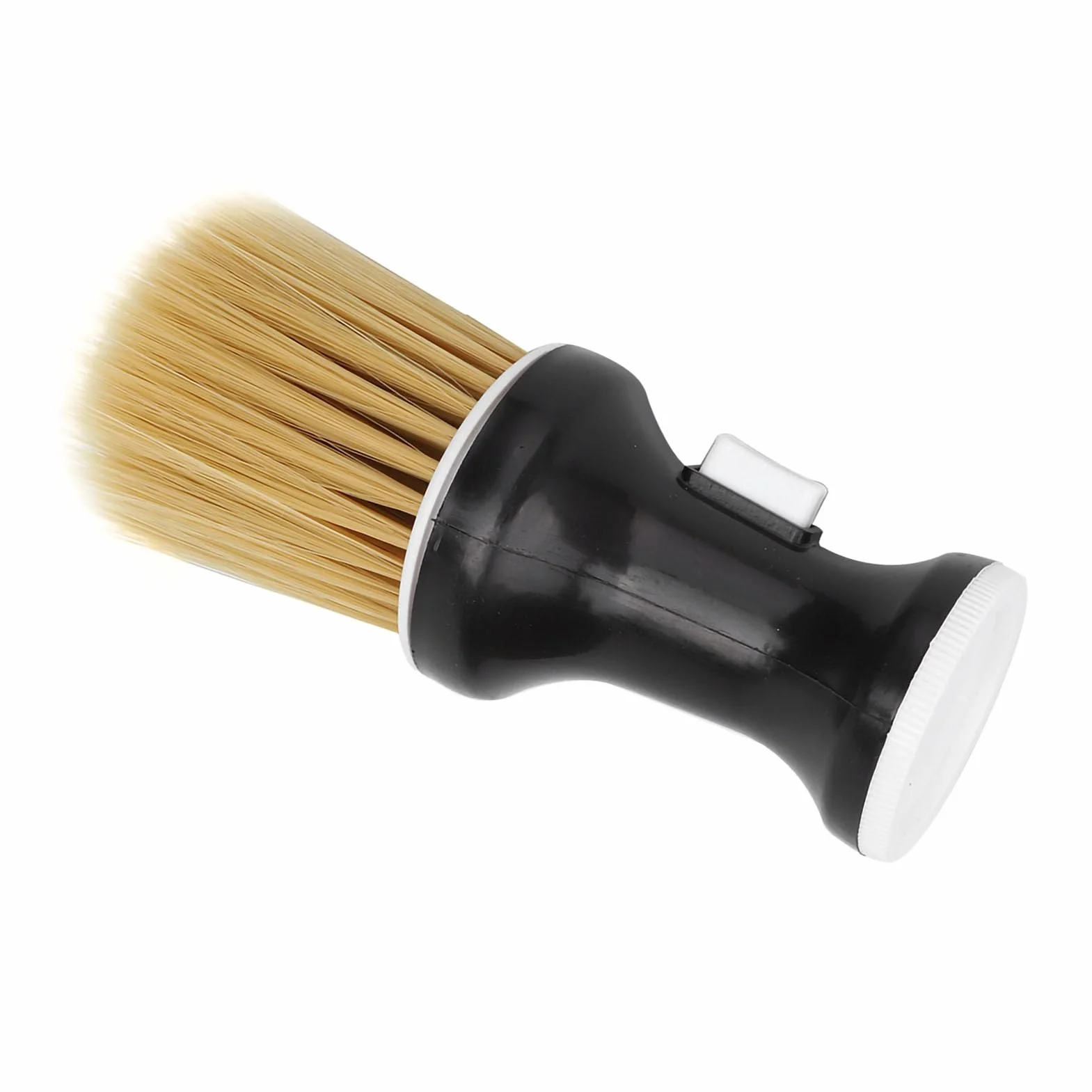 Pennelli per Collo, Spazzolino barbiere spolverino per capelli morbidi Spolverino per collo per parrucchiere Spazzola professionale per la pulizia della polvere soft hair brush(Nero)