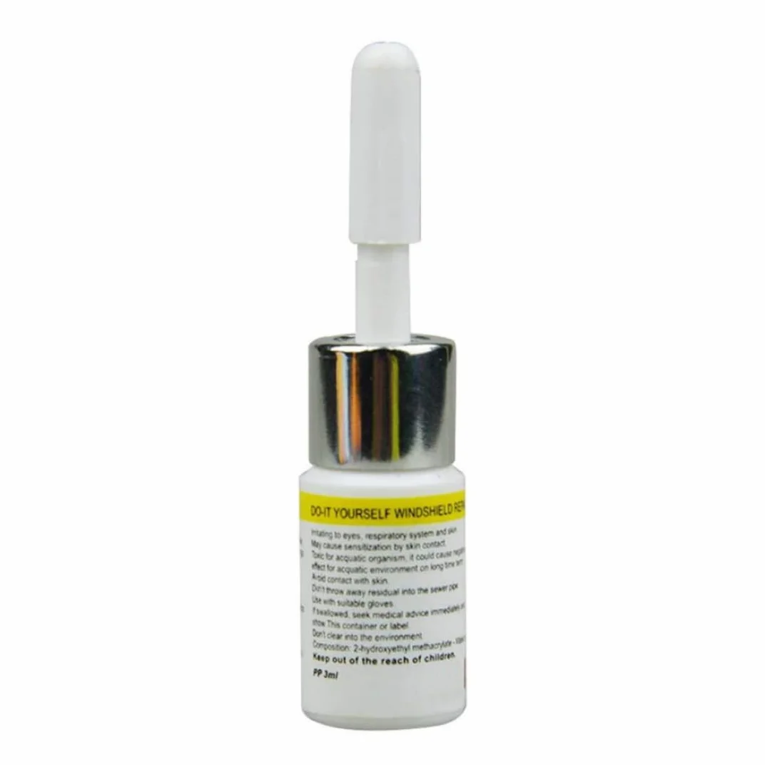 Colla per riparazione del parabrezza auto 3 ml Strumento correttore vetro