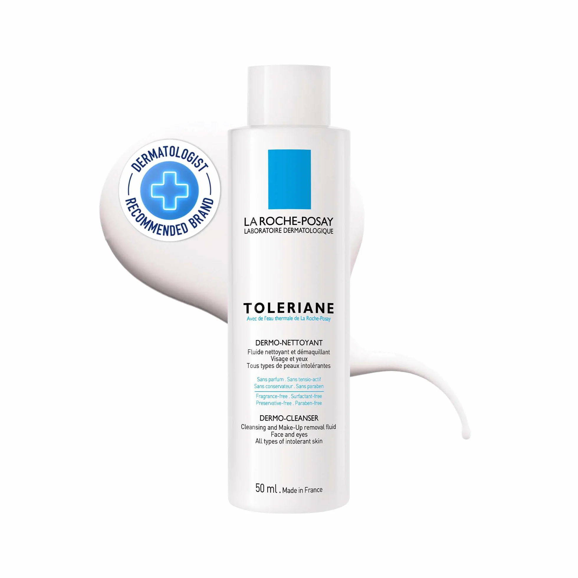 La Roche Posay Toleriane Fluido Detergente e Struccante 200 ml Pelle Sensibile