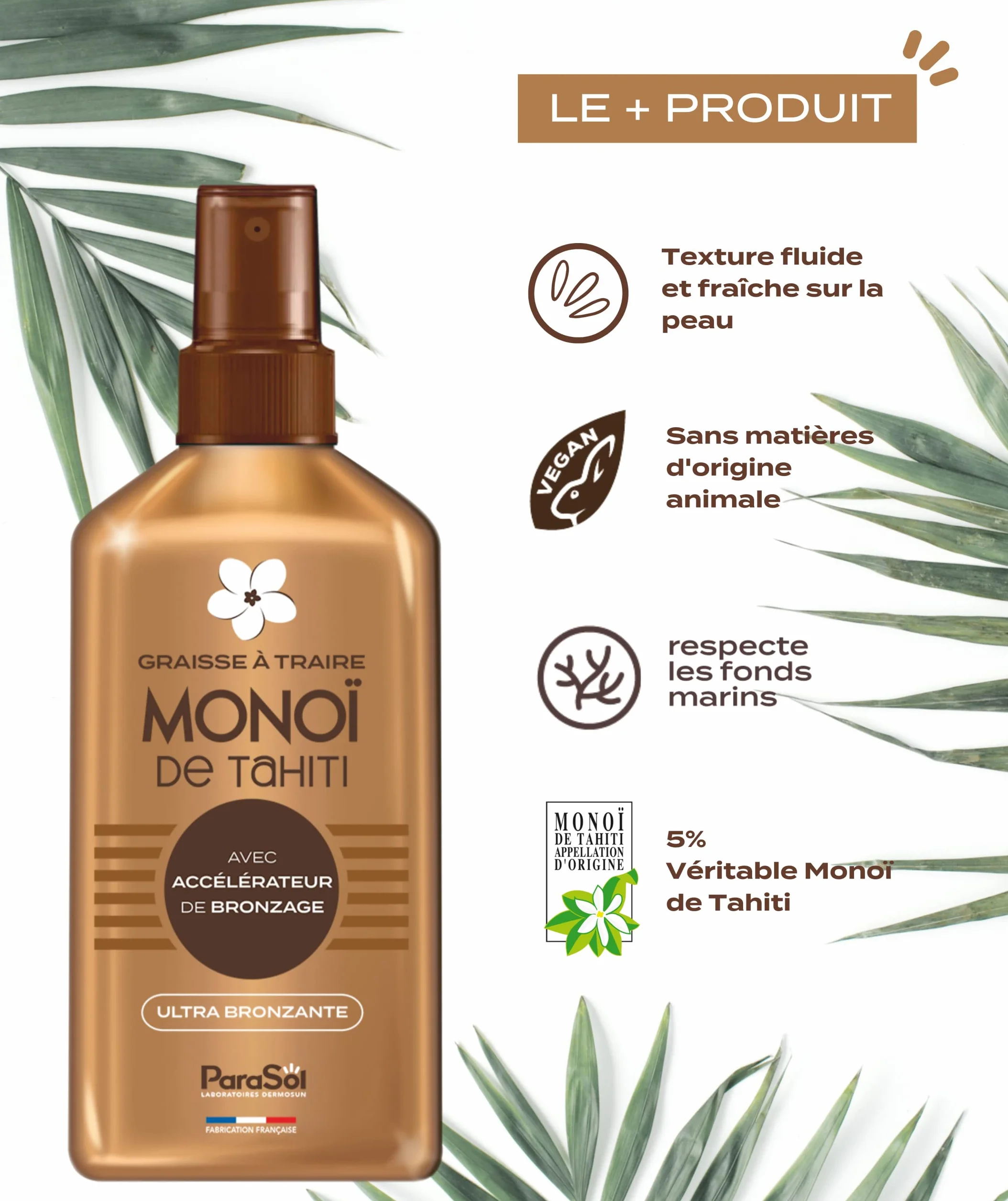 ParaSol Spray grasso per mungere Monoi di Tahiti