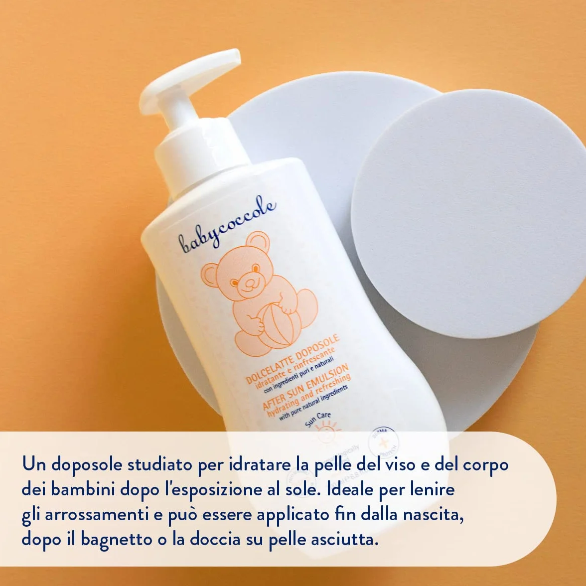 Babycoccole DOLCE LATTE DOPOSOLE Bambini Idratante Rinfrescante 200ml