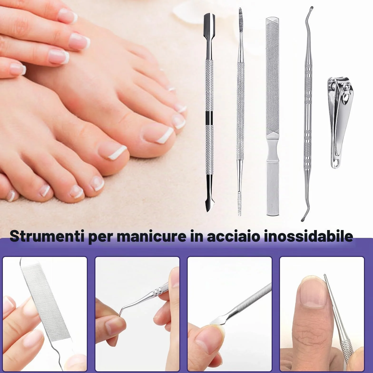Kit Trattamento Per Unghie Incarnite 139 Pezzi Professionale