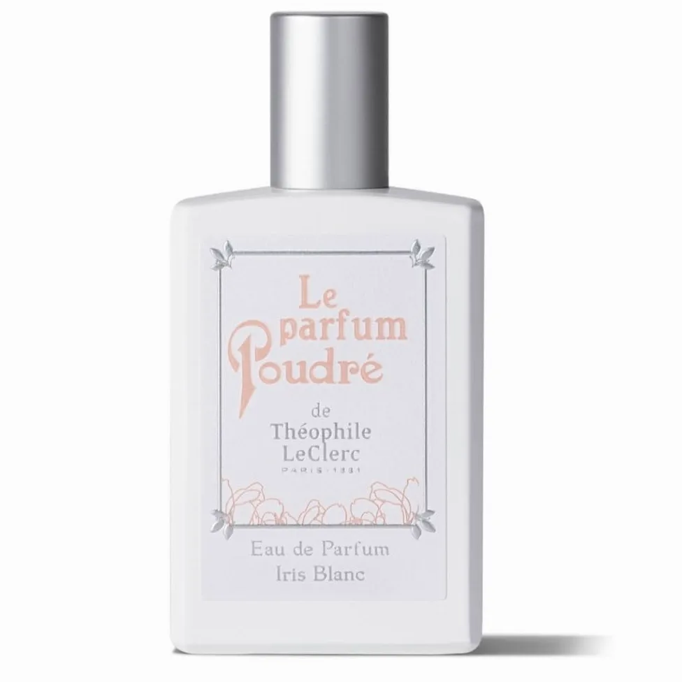 T. LeClerc – Le Parfum Poudré Frangipanier – Fleur de Frangipanier, Neroli e Vaniglia – Eau de Parfum Donna – 50 ml – Lunga tenuta – Made in France à Grasse (Iris Blanc Powder)