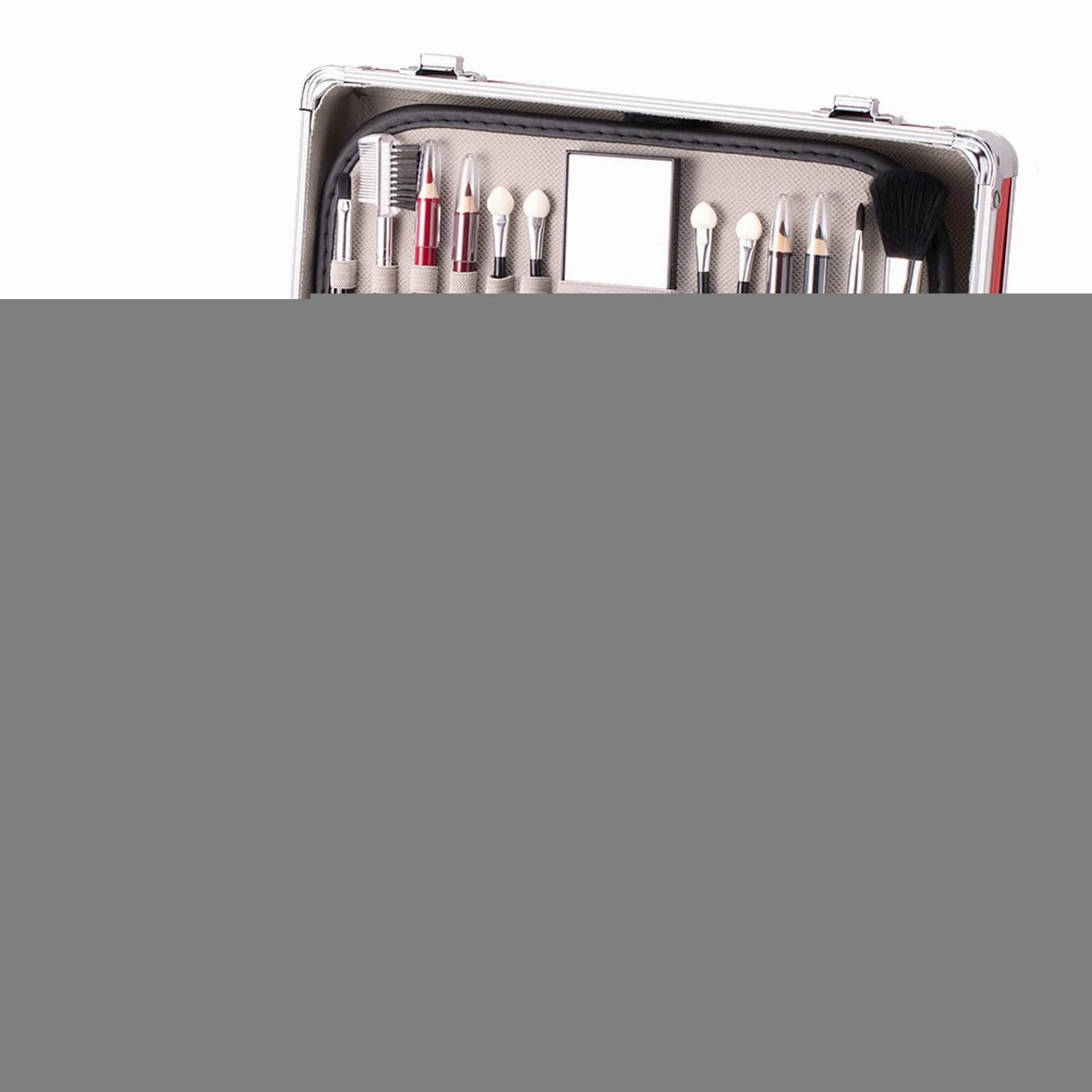 Set trucco per principianti, kit trucco per adolescenti | Set completo di cosmetici iniziali,Ombretto, fard, per sopracciglia, rossetto, smalto, pennello per sopracciglia con custodia